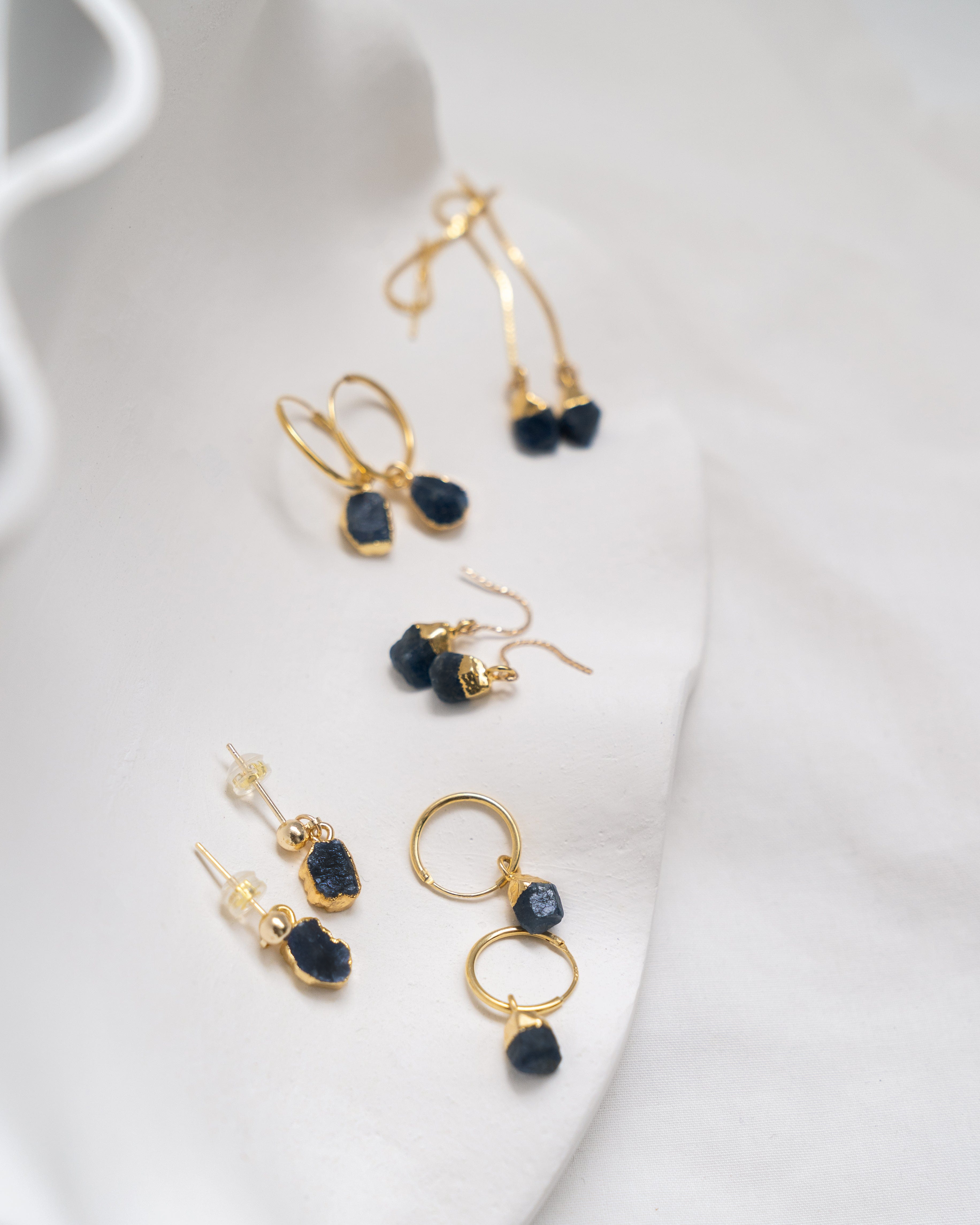 September | Sapphire Earrings