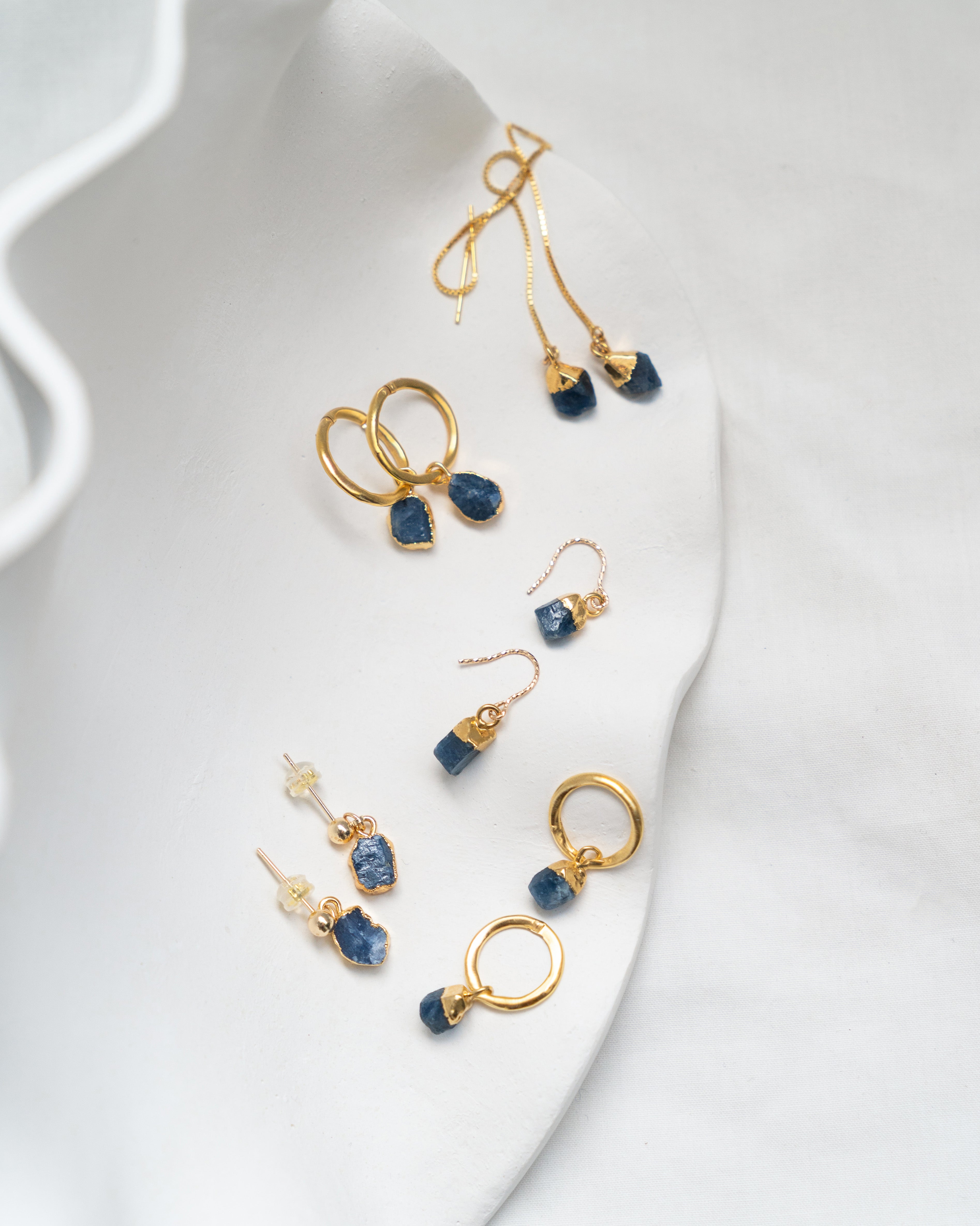 September Birthstone | Sapphire Earrings