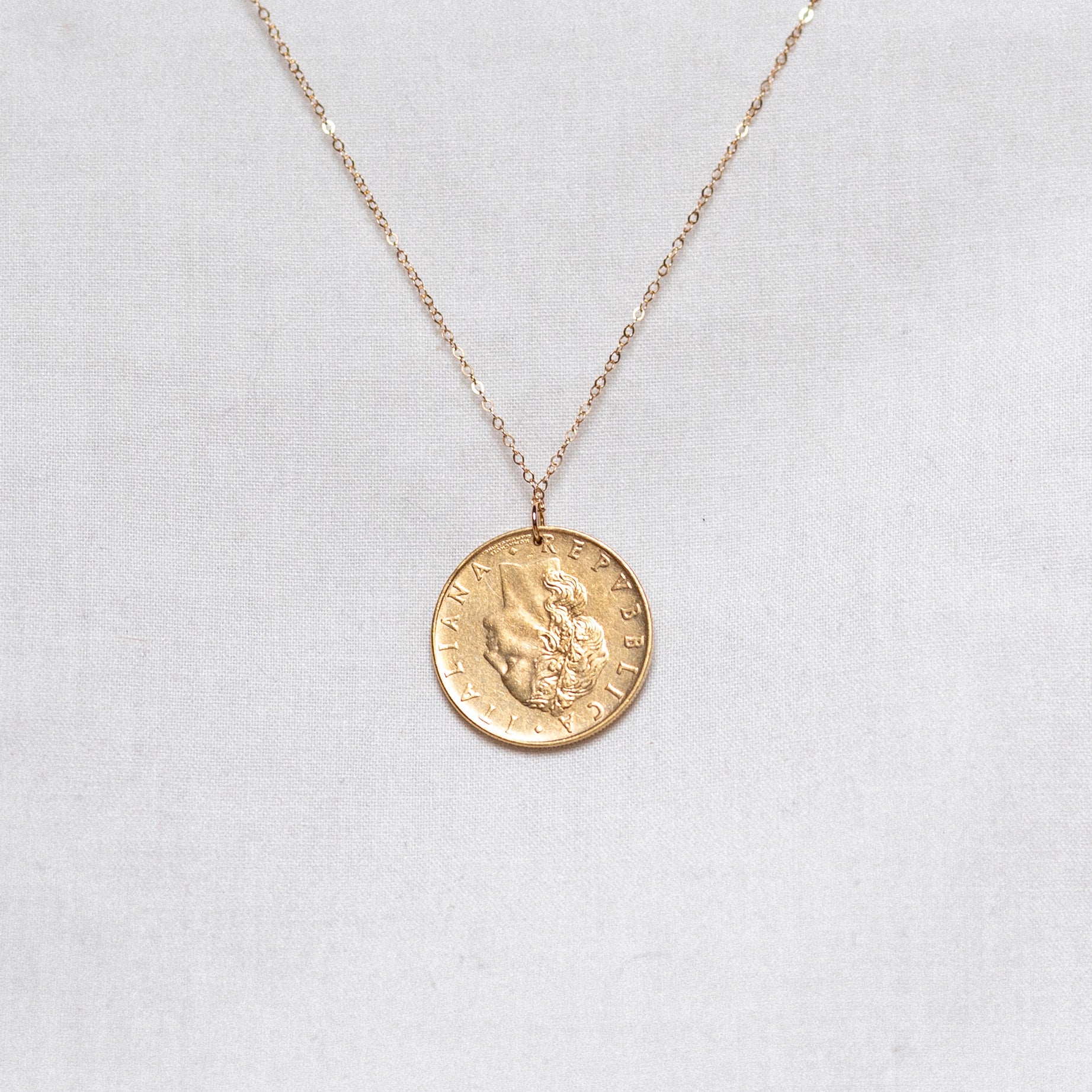 Italy | Vulcan Coin Necklace