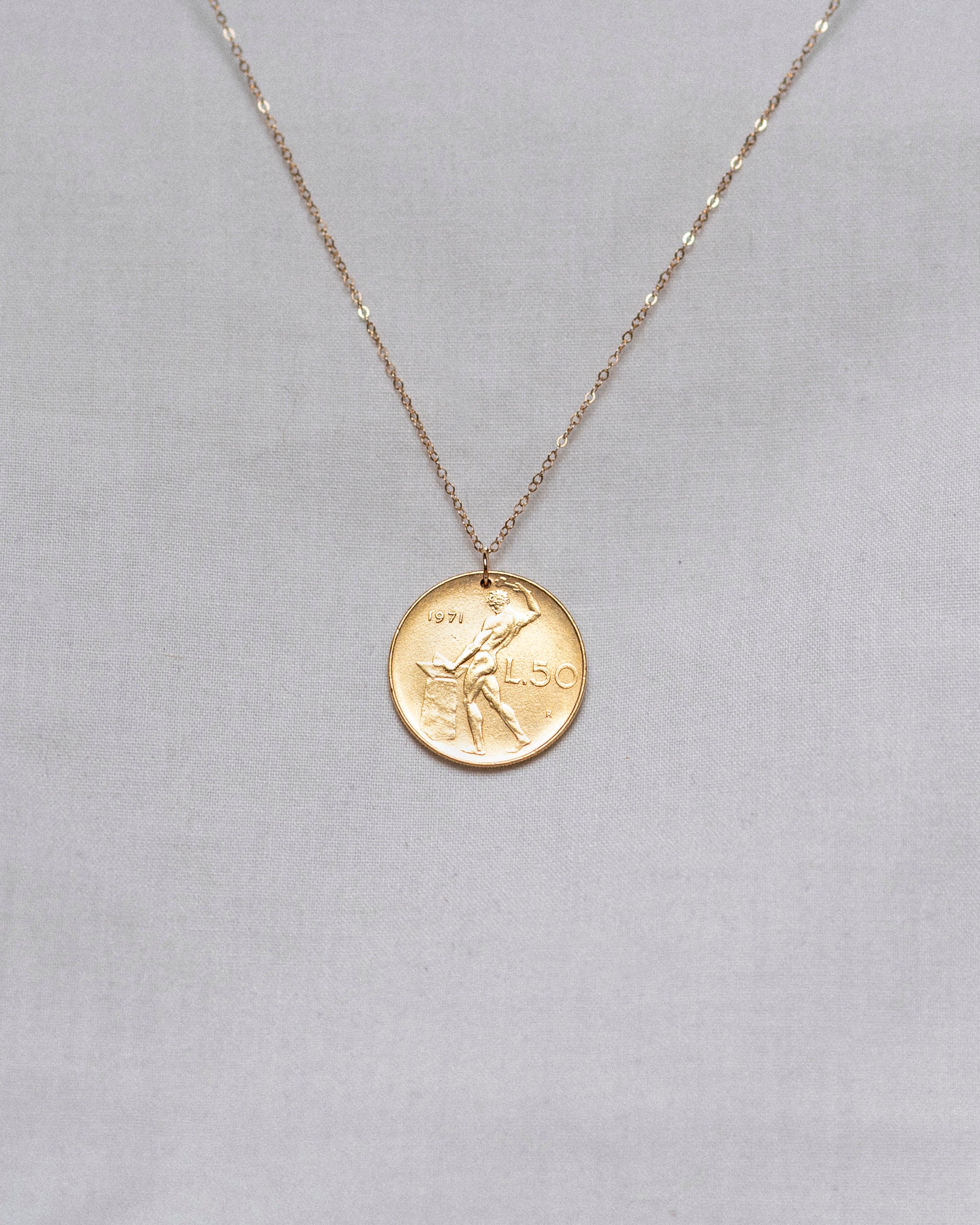 Italy | Vulcan Coin Necklace