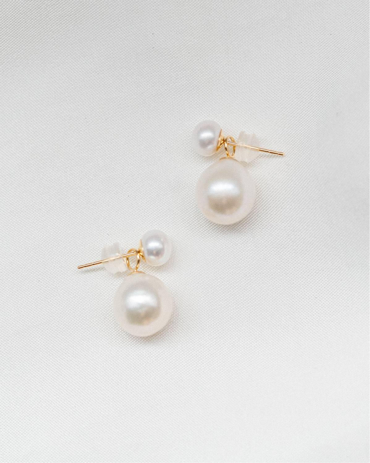 Pim Petite Pearl Earrings | Solid Gold