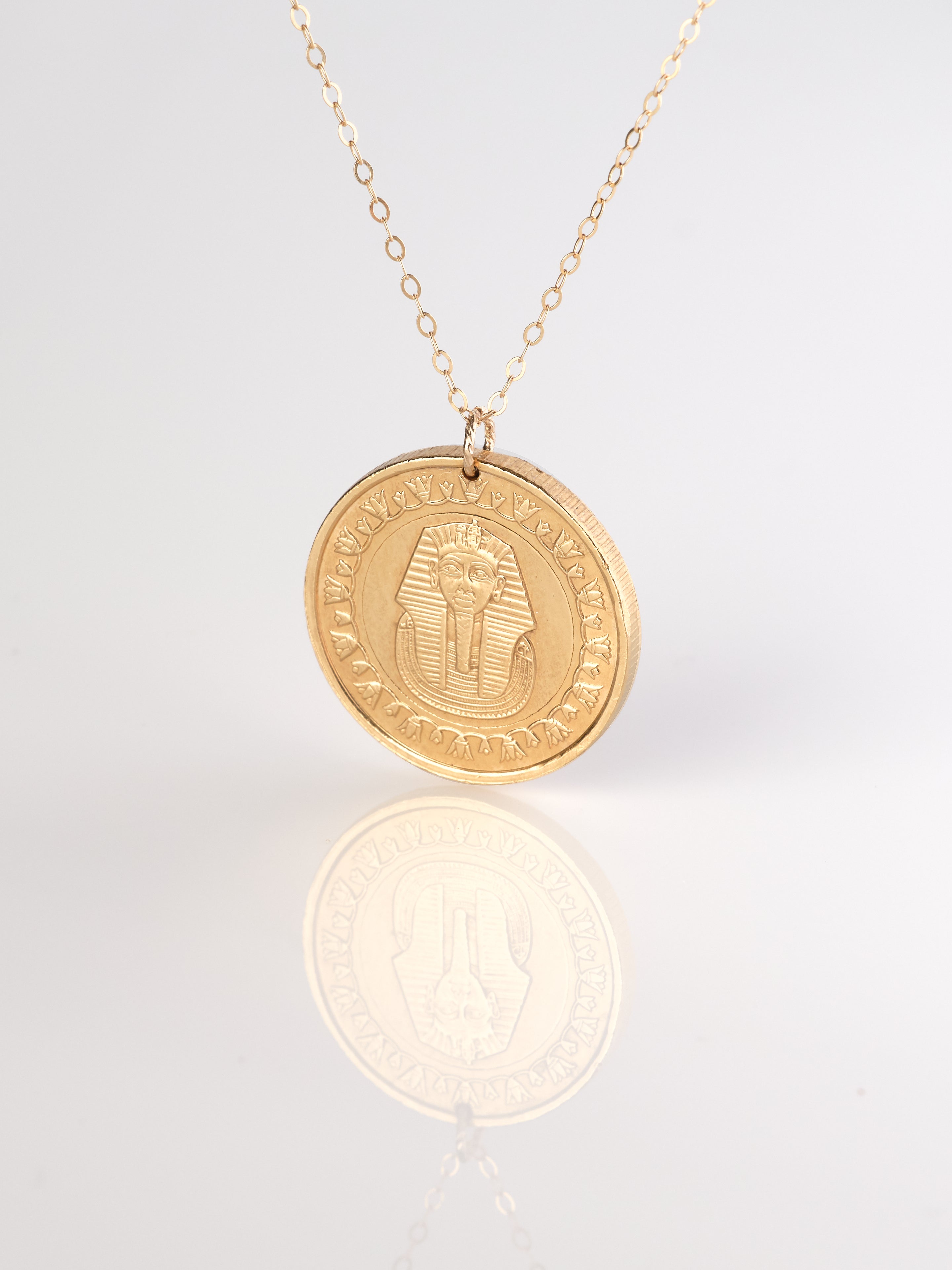 Egypt | Pharaoh Coin Necklace