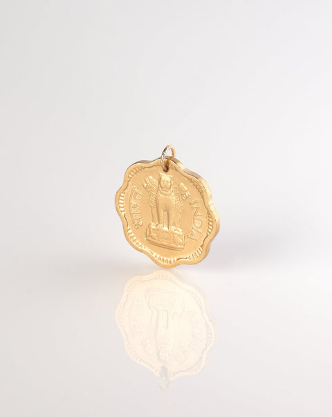 India | Flower Coin Pendant