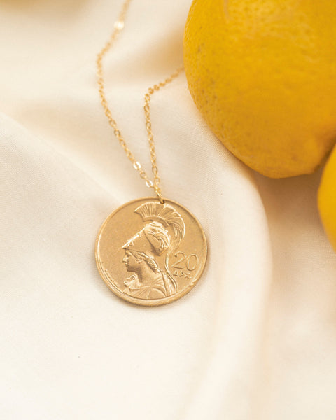 Greece | Athena Coin Pendant
