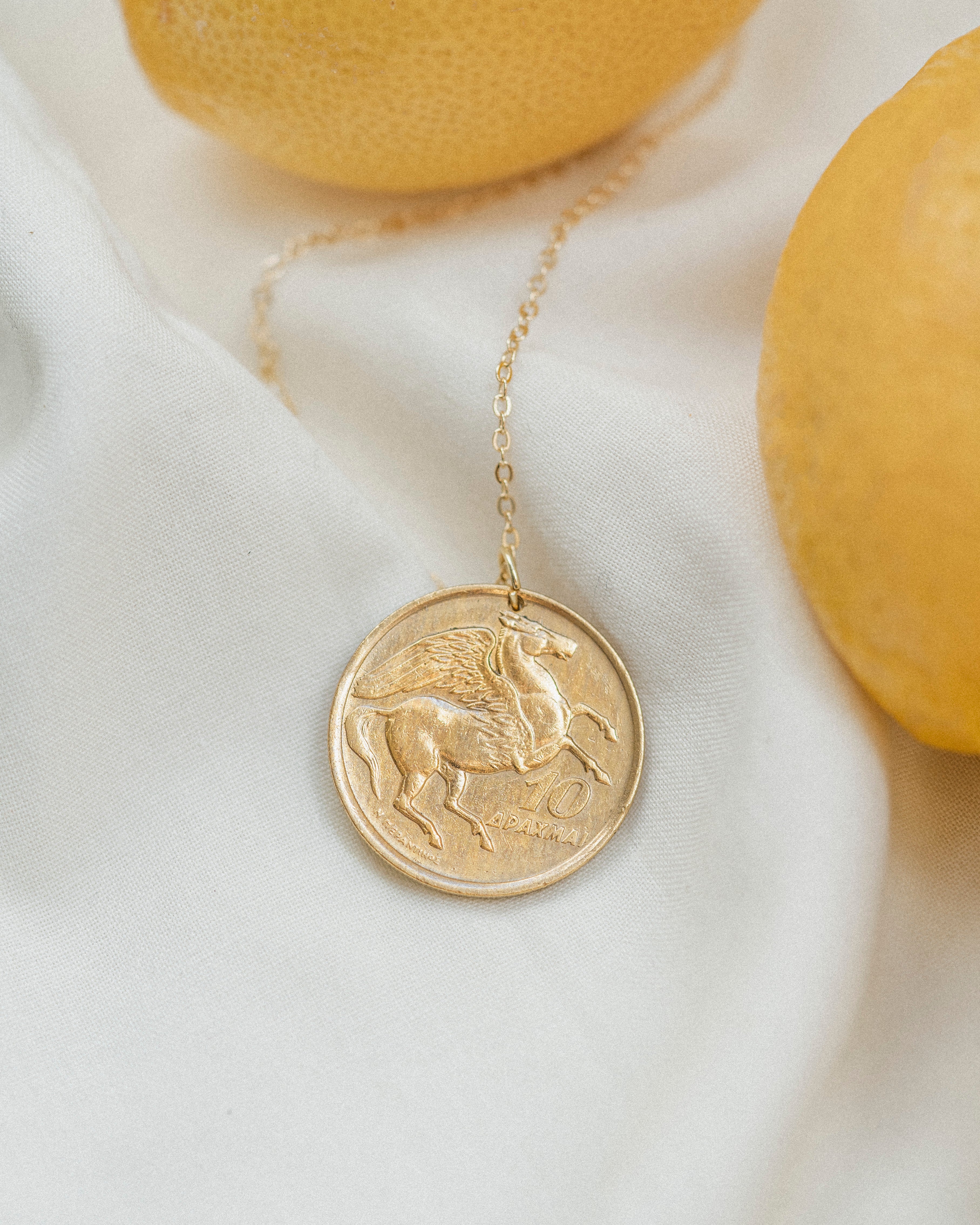 Greece | Pegasus Coin Necklace