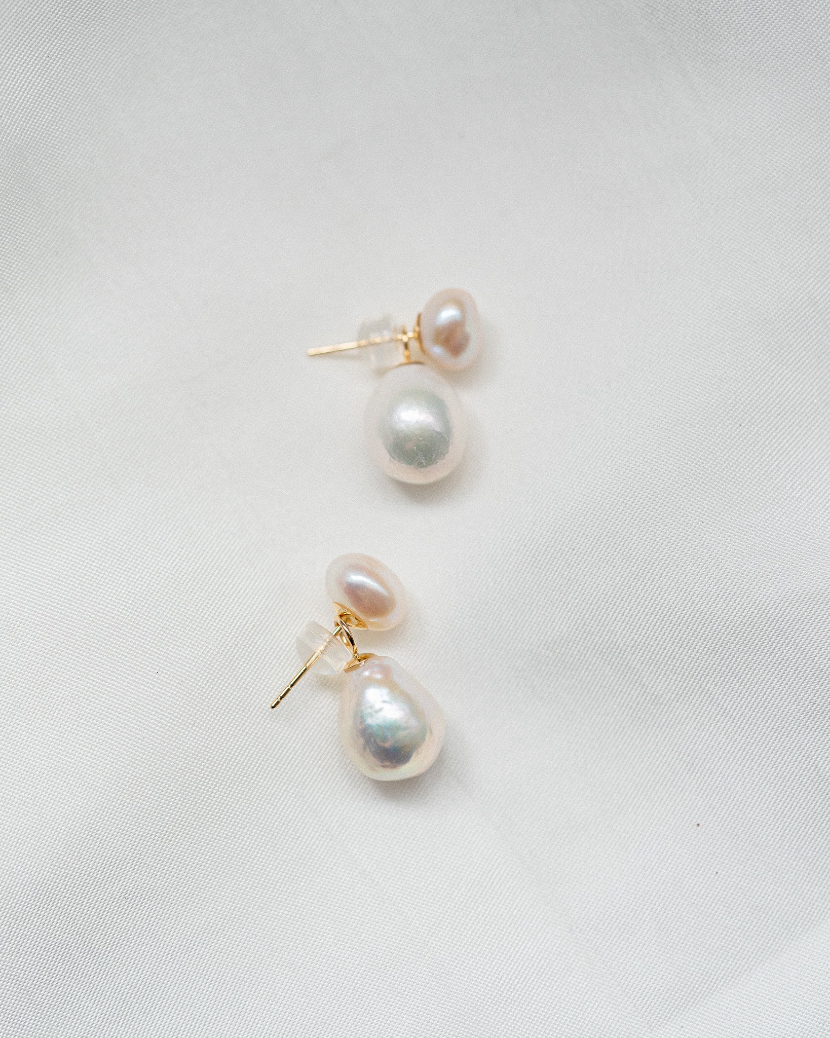 Pim Petite Pearl Earrings | Solid Gold