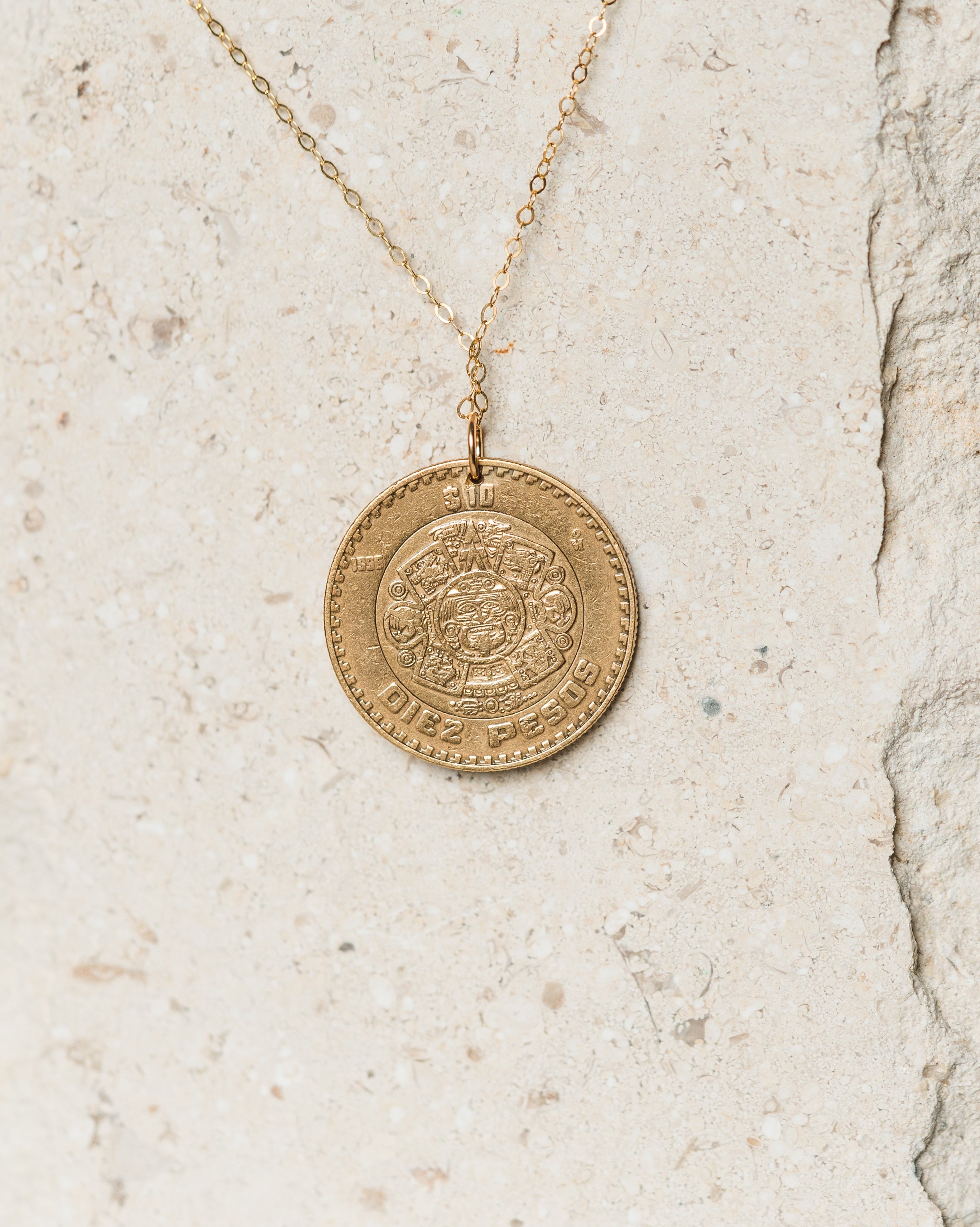Mexico | Aztec Coin Necklace