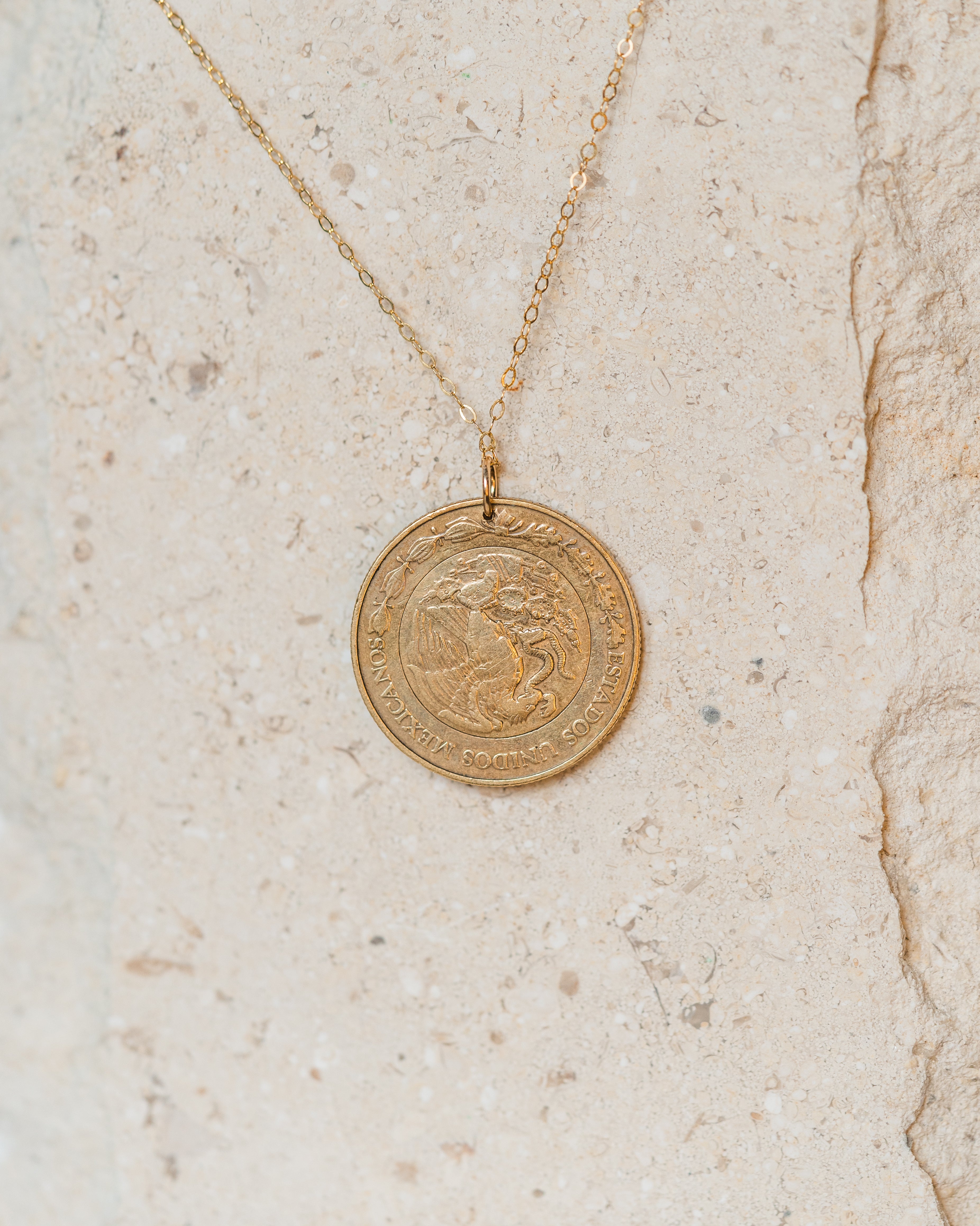 Mexico | Aztec Coin Necklace