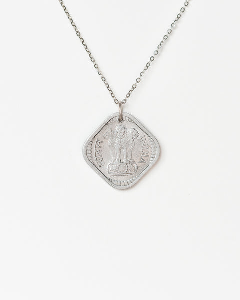India | Diamond Coin Pendant