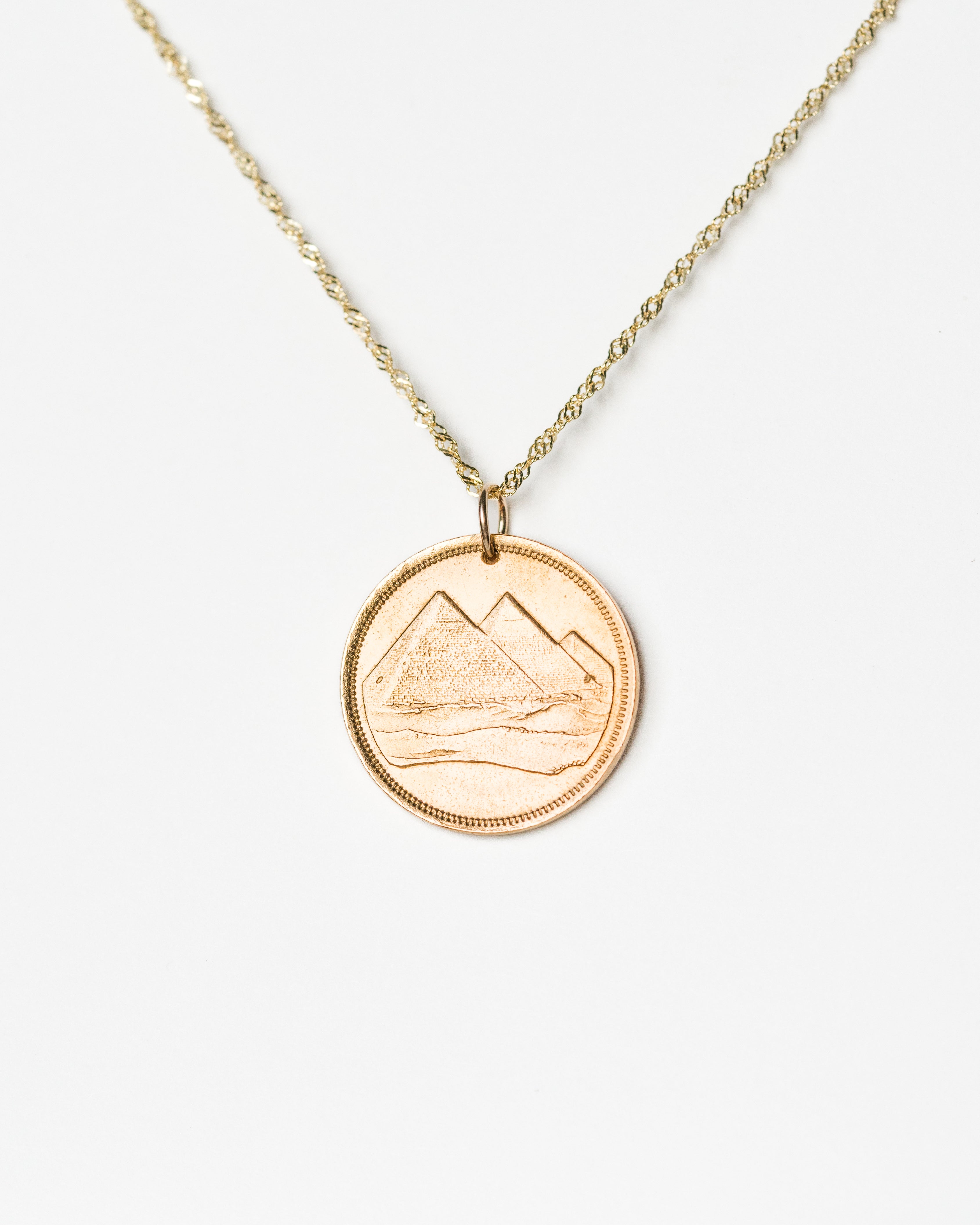 Egypt | Pyramids Coin Necklace