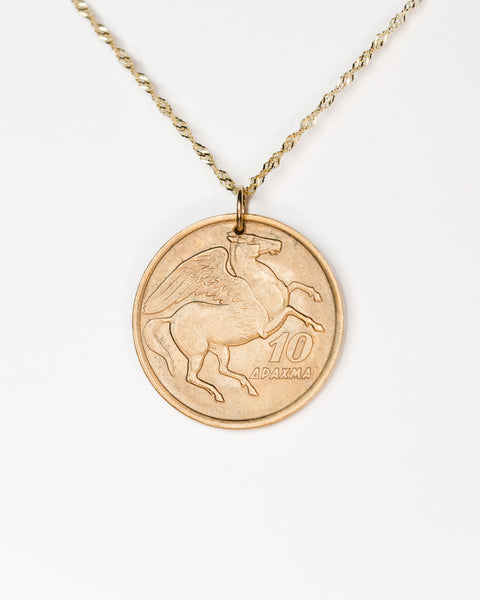 Greece | Pegasus Coin Necklace