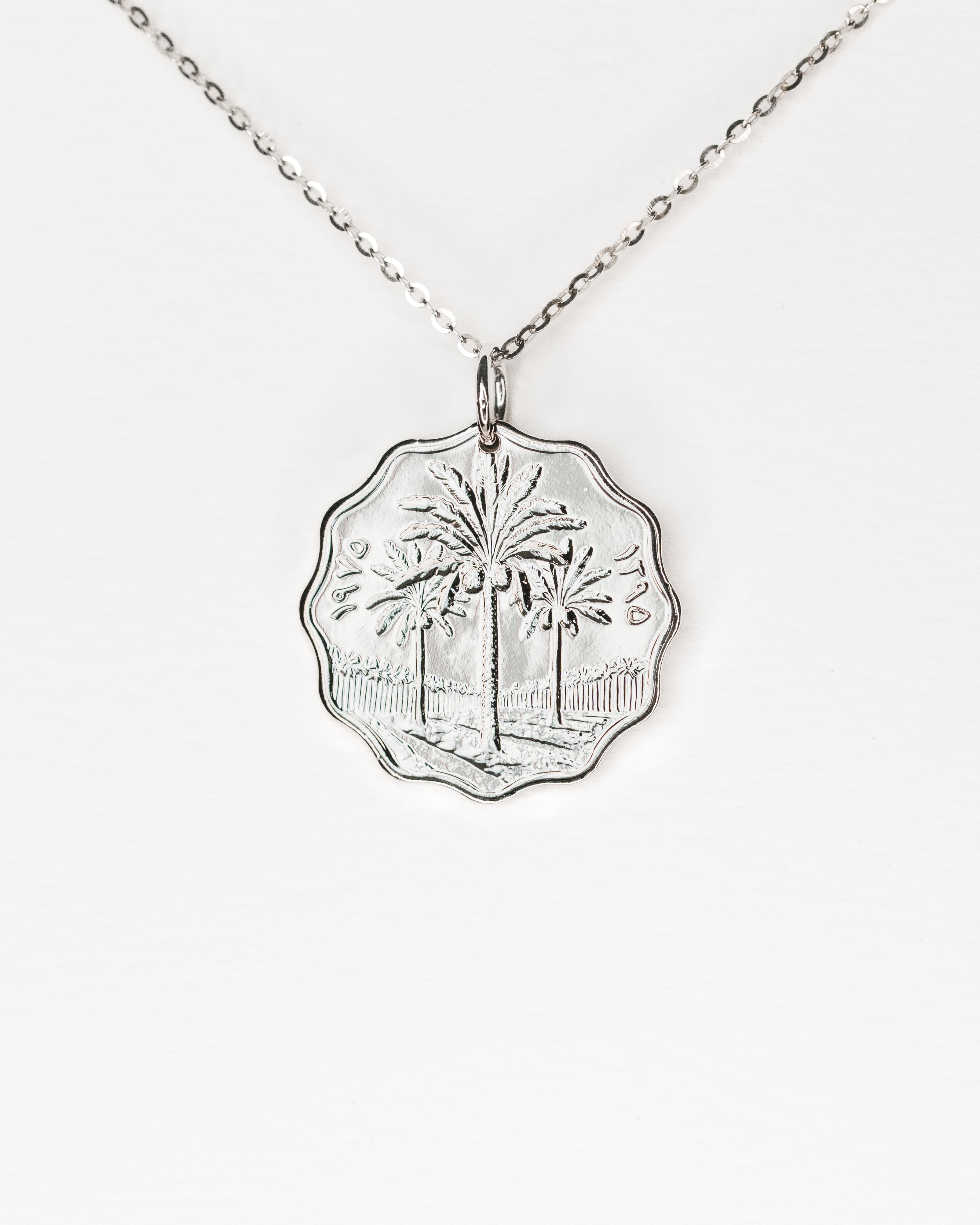 Iraq | Palm Trees Coin Necklace