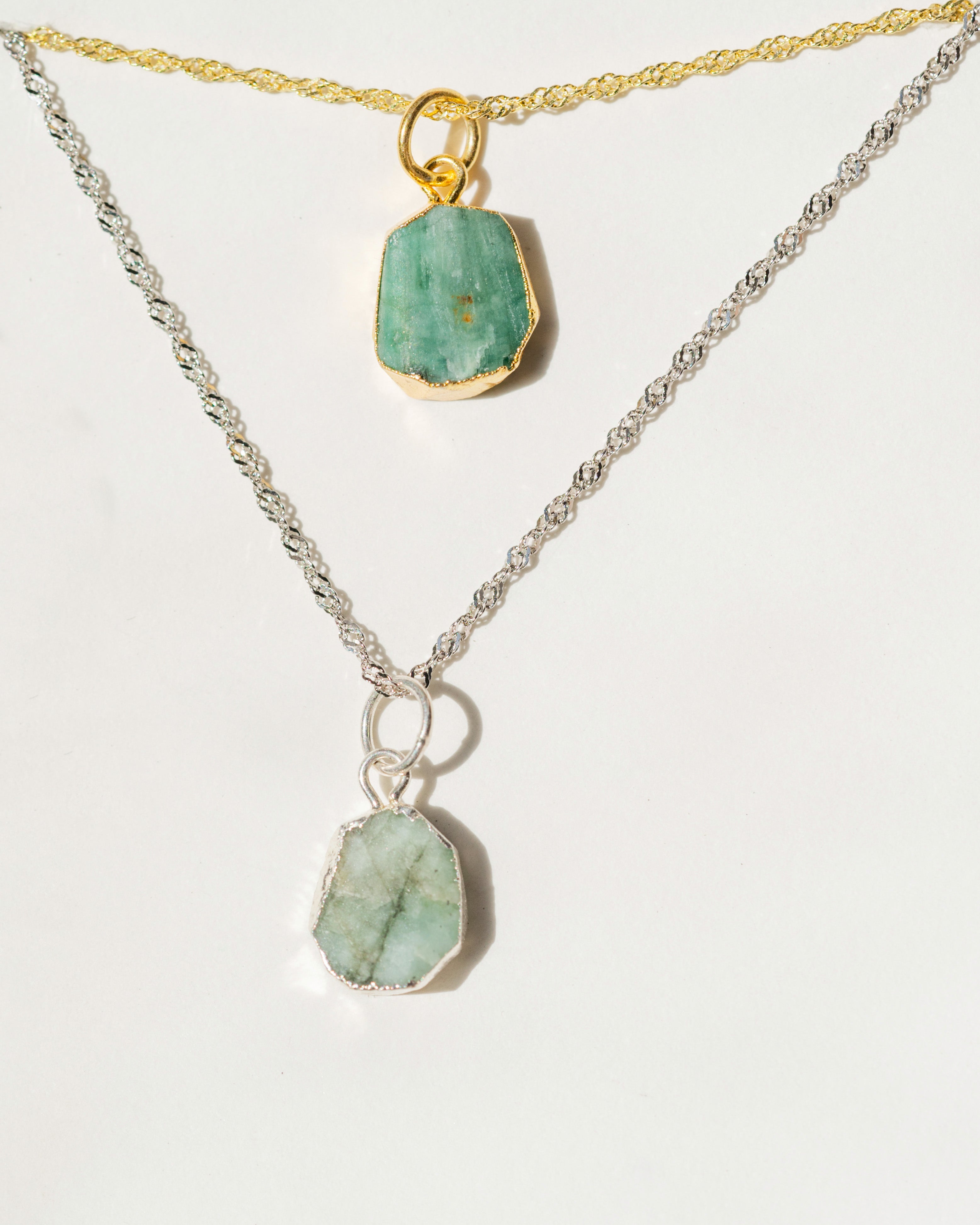 May Birthstone | Emerald Necklace