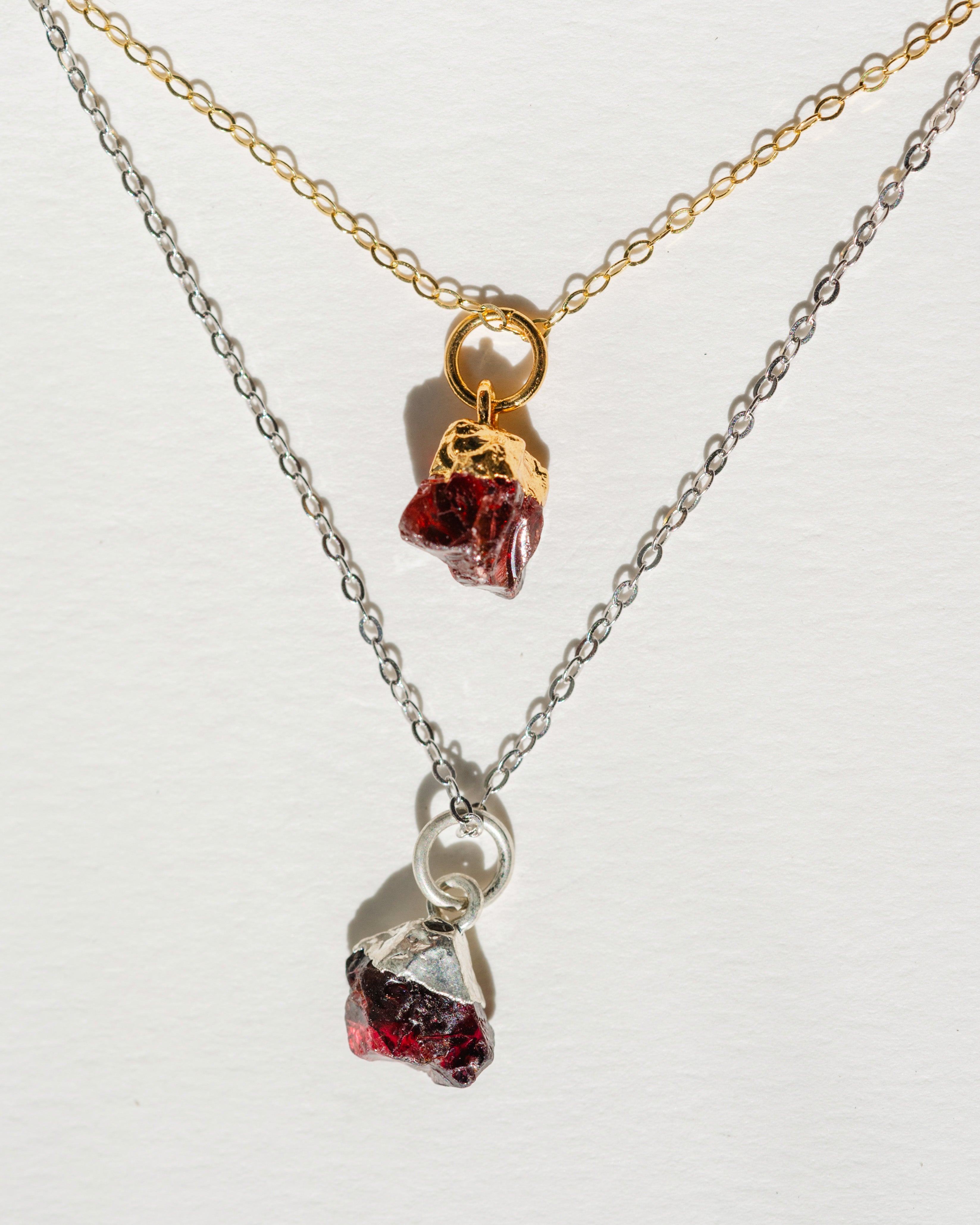 January Birthstone | Garnet Necklace