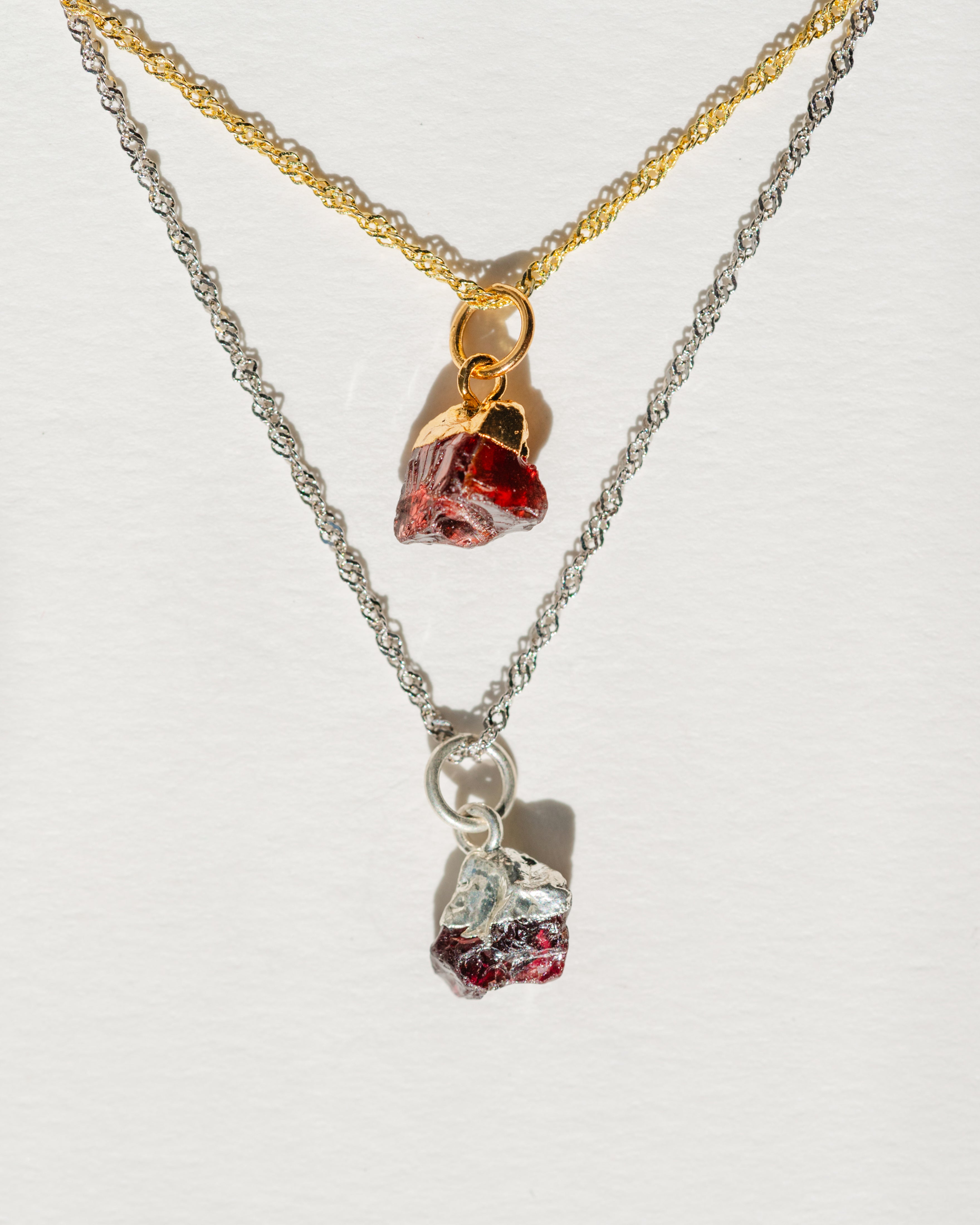January Birthstone | Garnet Necklace