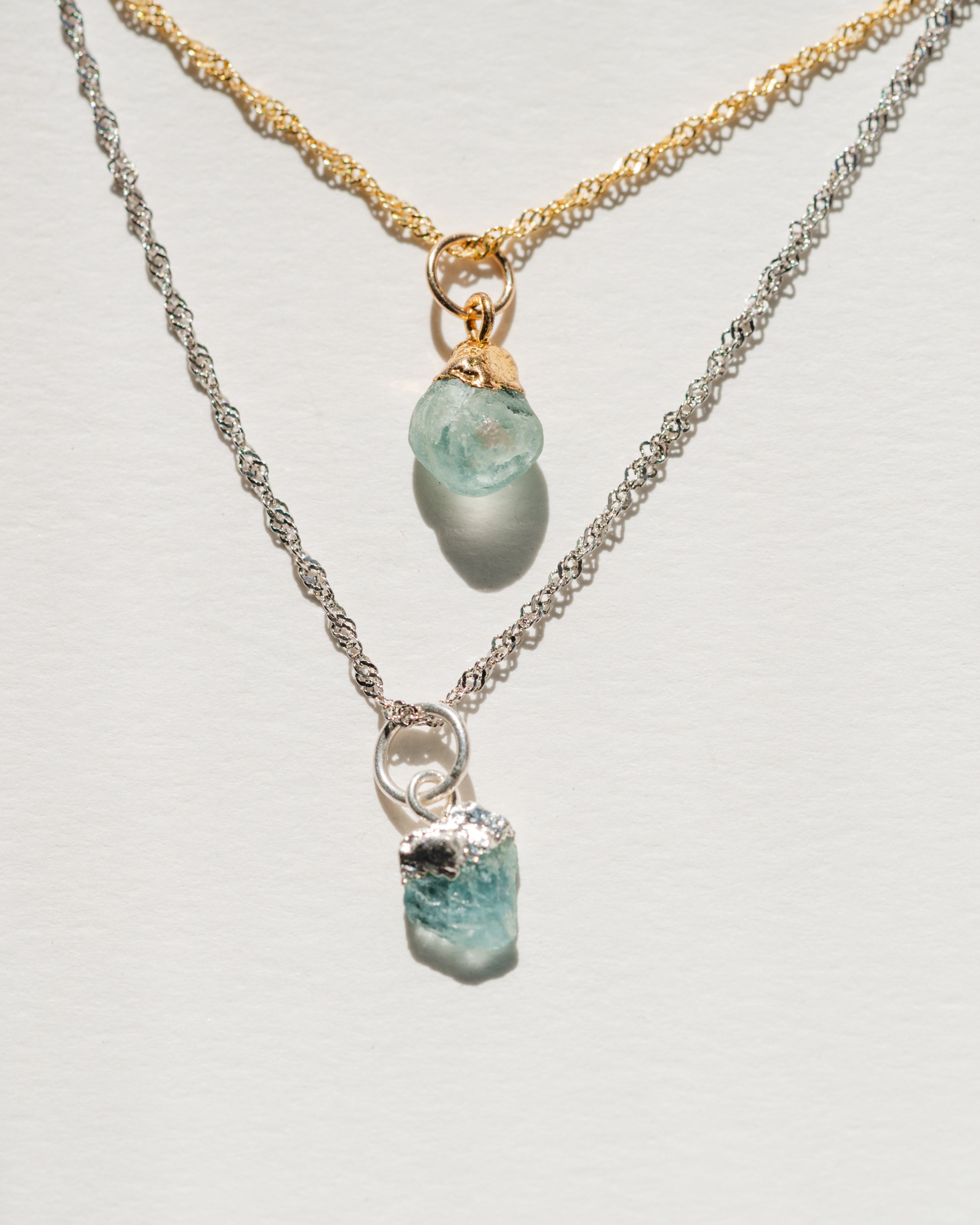March Birthstone | Aquamarine Necklace