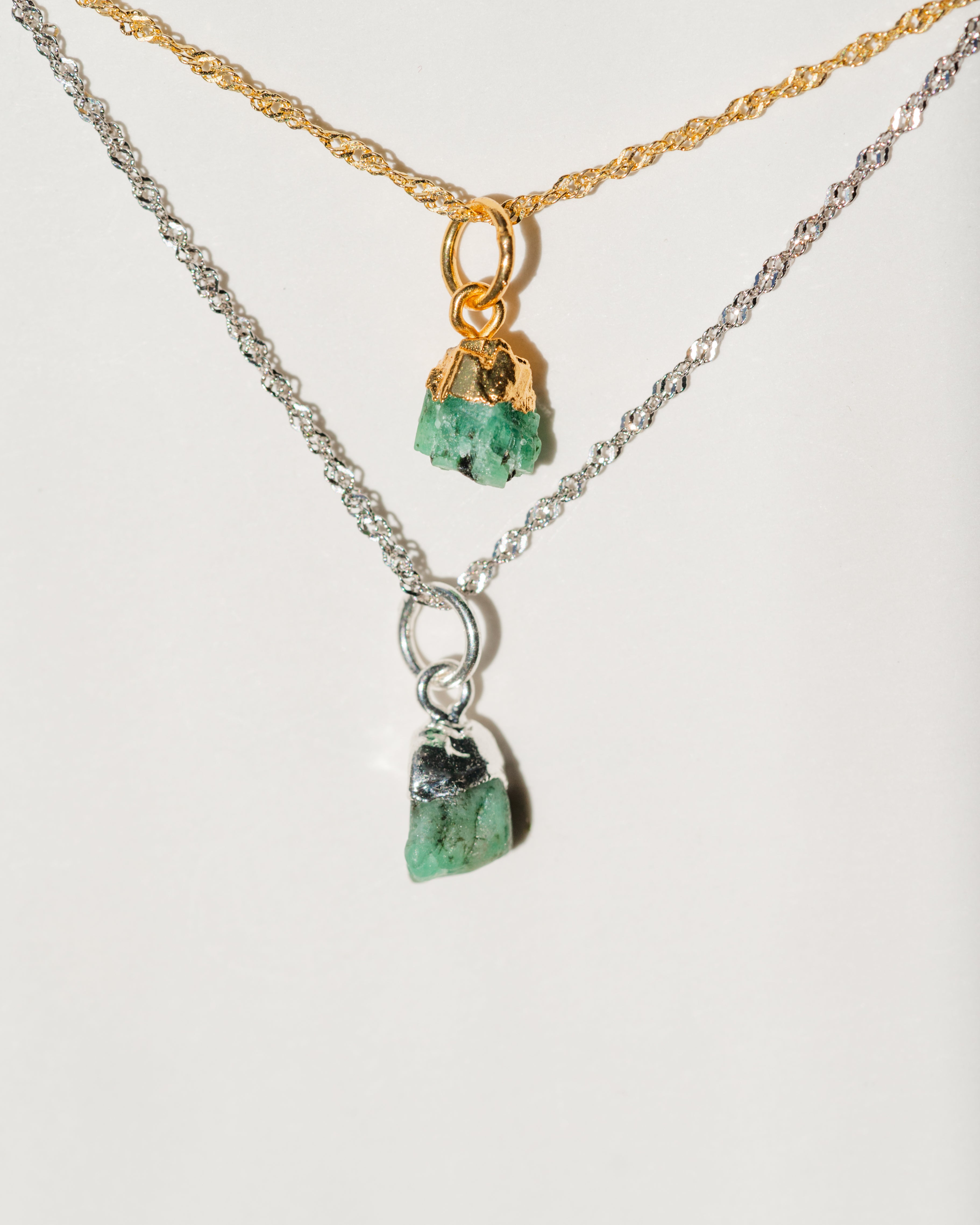 May Birthstone | Emerald Necklace