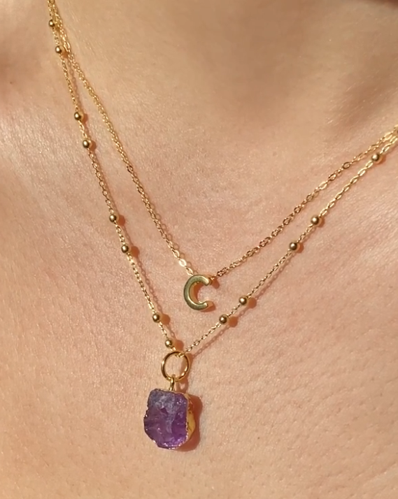 February | Amethyst Birthstone Necklace