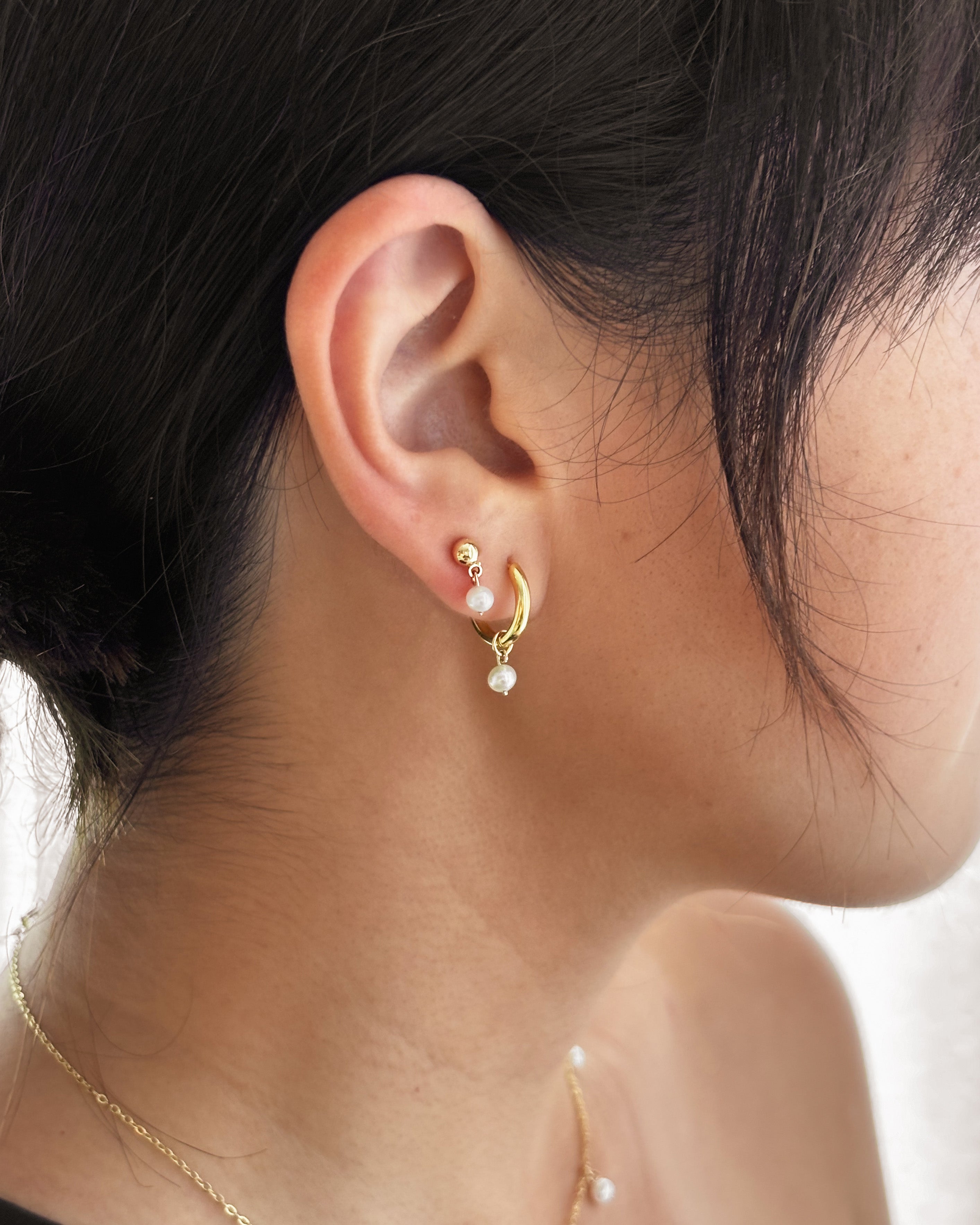 Kimberly Pearl Drop Studs