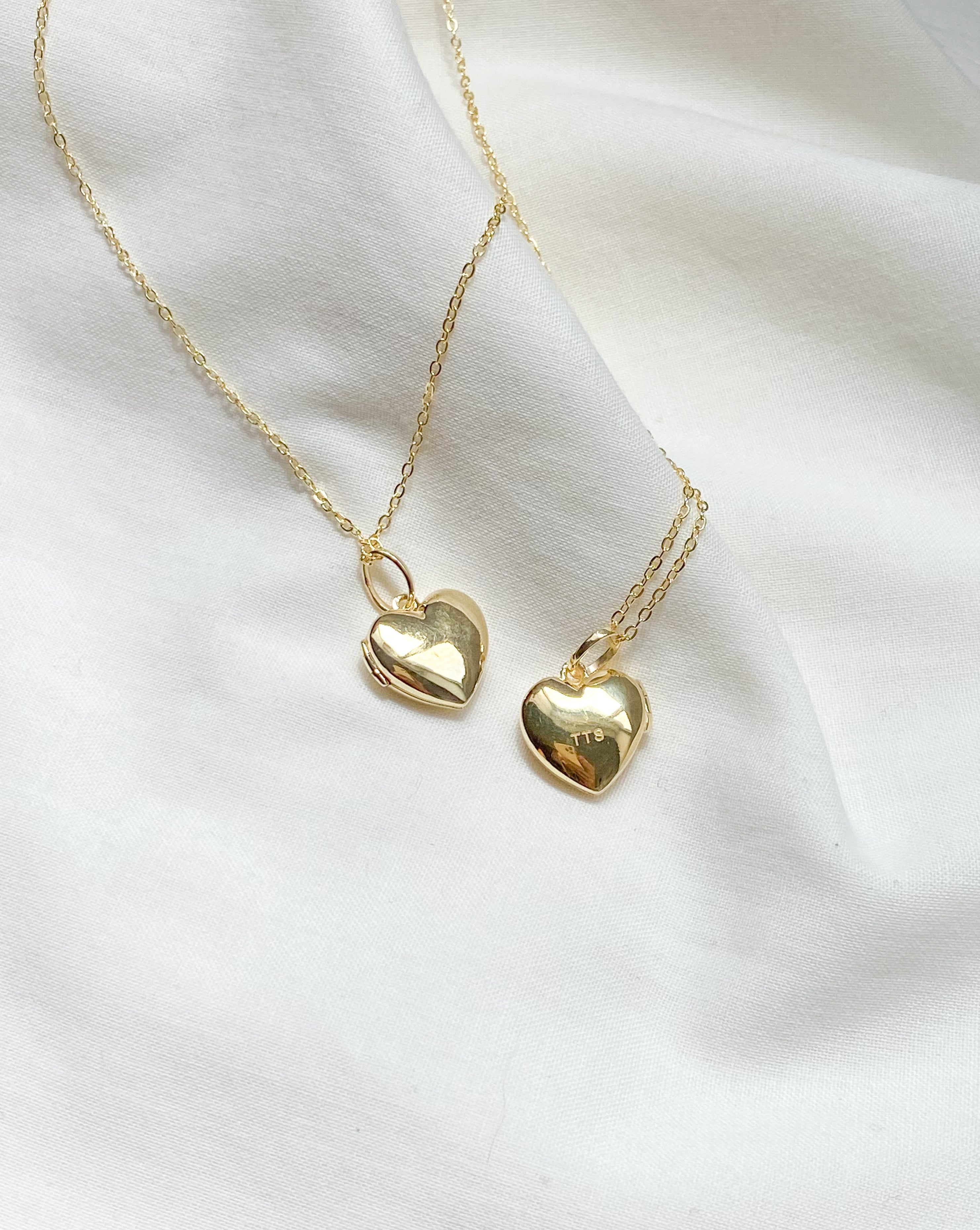 SAMPLE - Love Heart Locket on Plain Chain