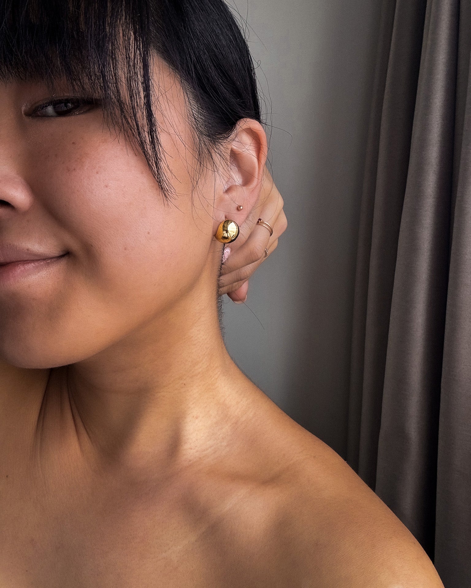 Baby Dome Earrings