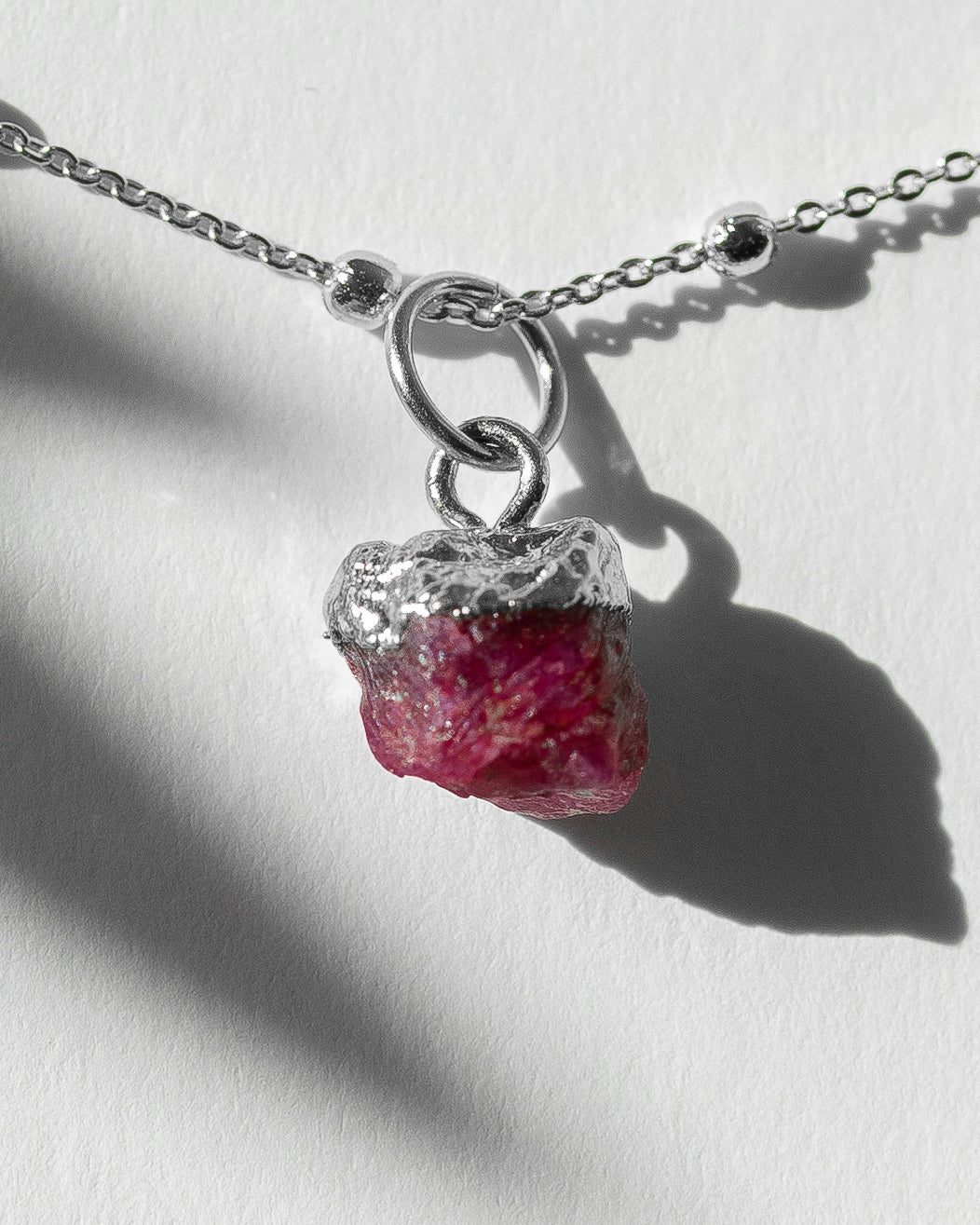 July Birthstone | Ruby Necklace