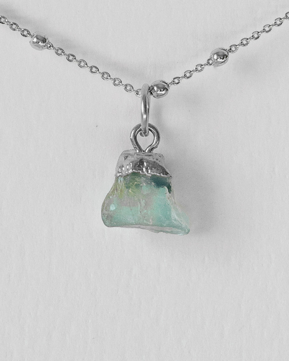 March Birthstone | Aquamarine Necklace