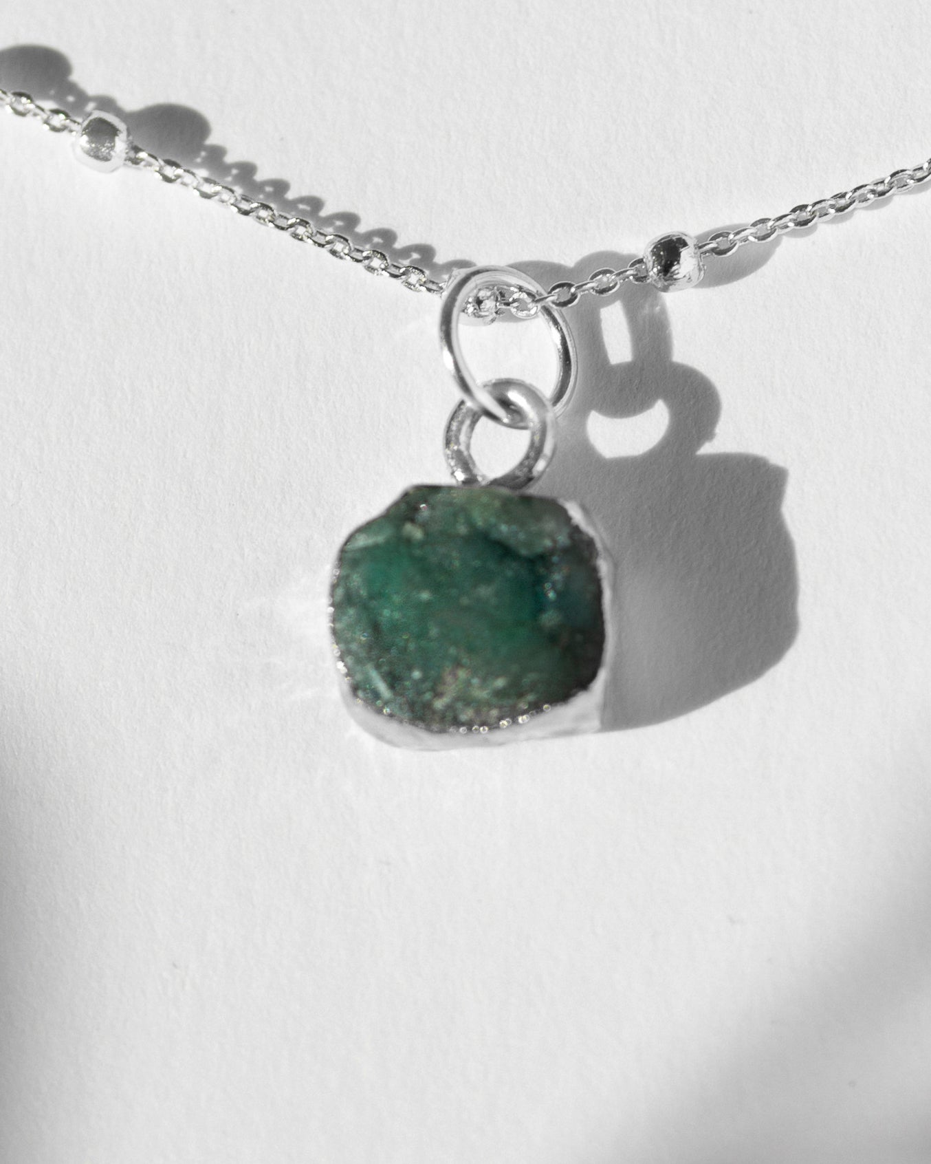 May Birthstone | Emerald Necklace