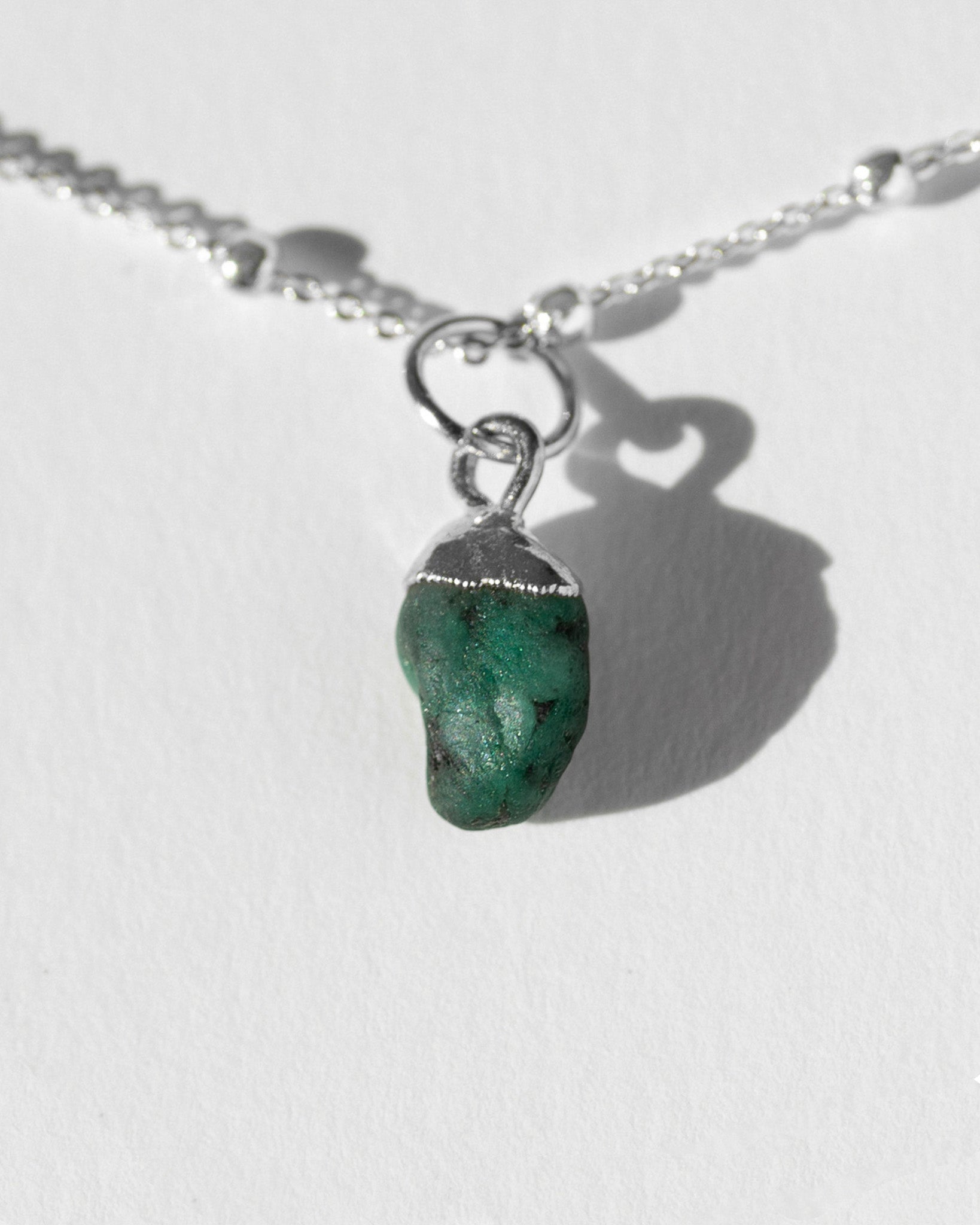 May Birthstone | Emerald Necklace