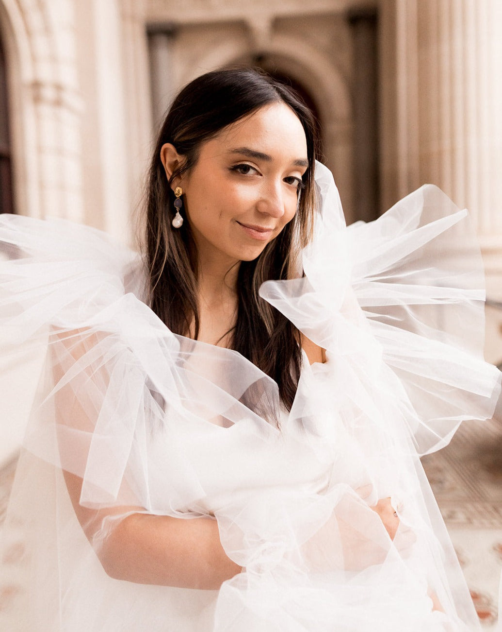 December Birthstone | Tanzanite Birthstones x Pearls Earrings