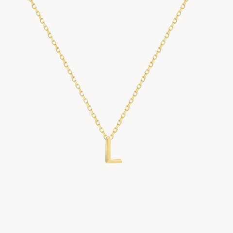 L Initial Necklace