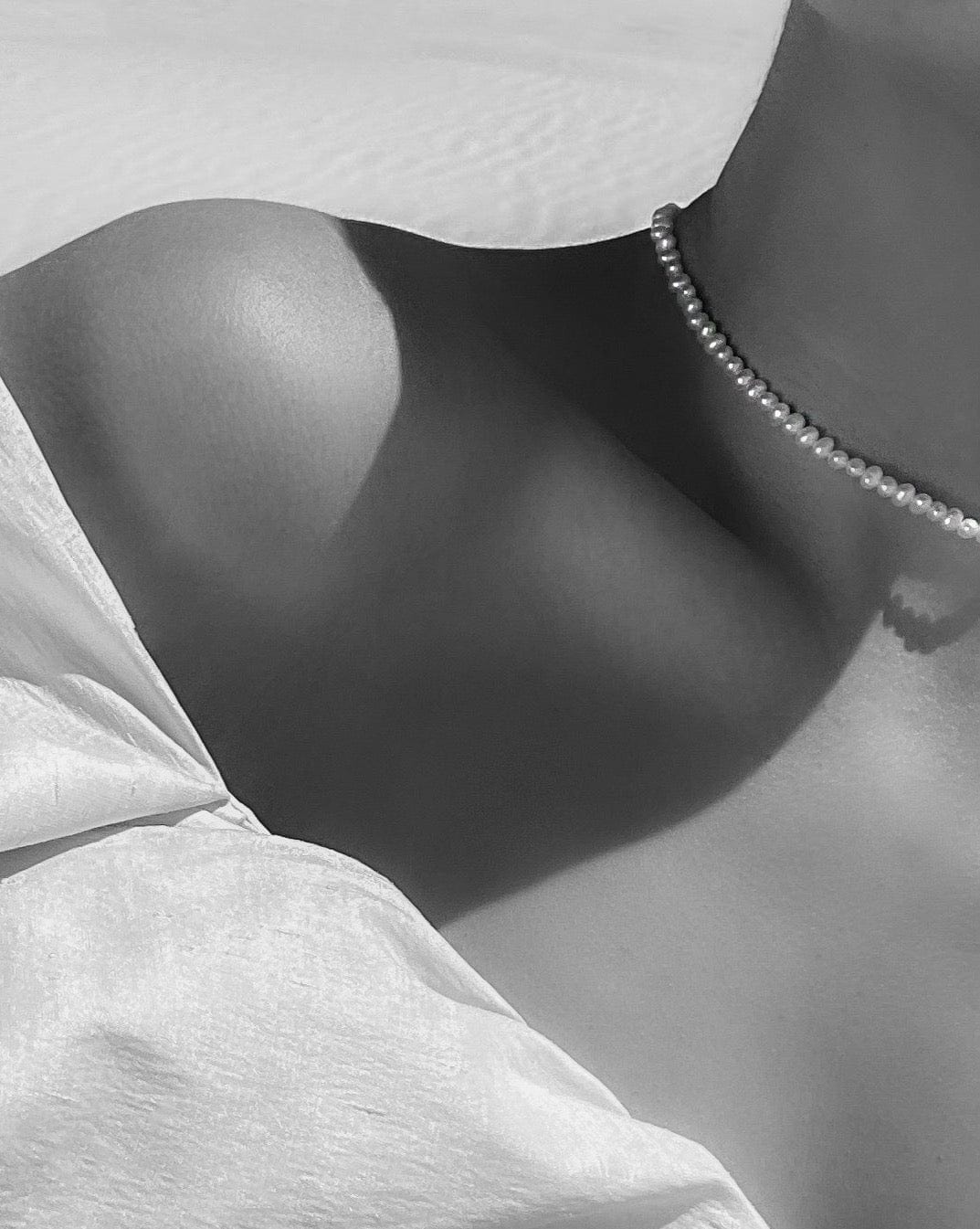 Adeline Single Row Pearl Choker