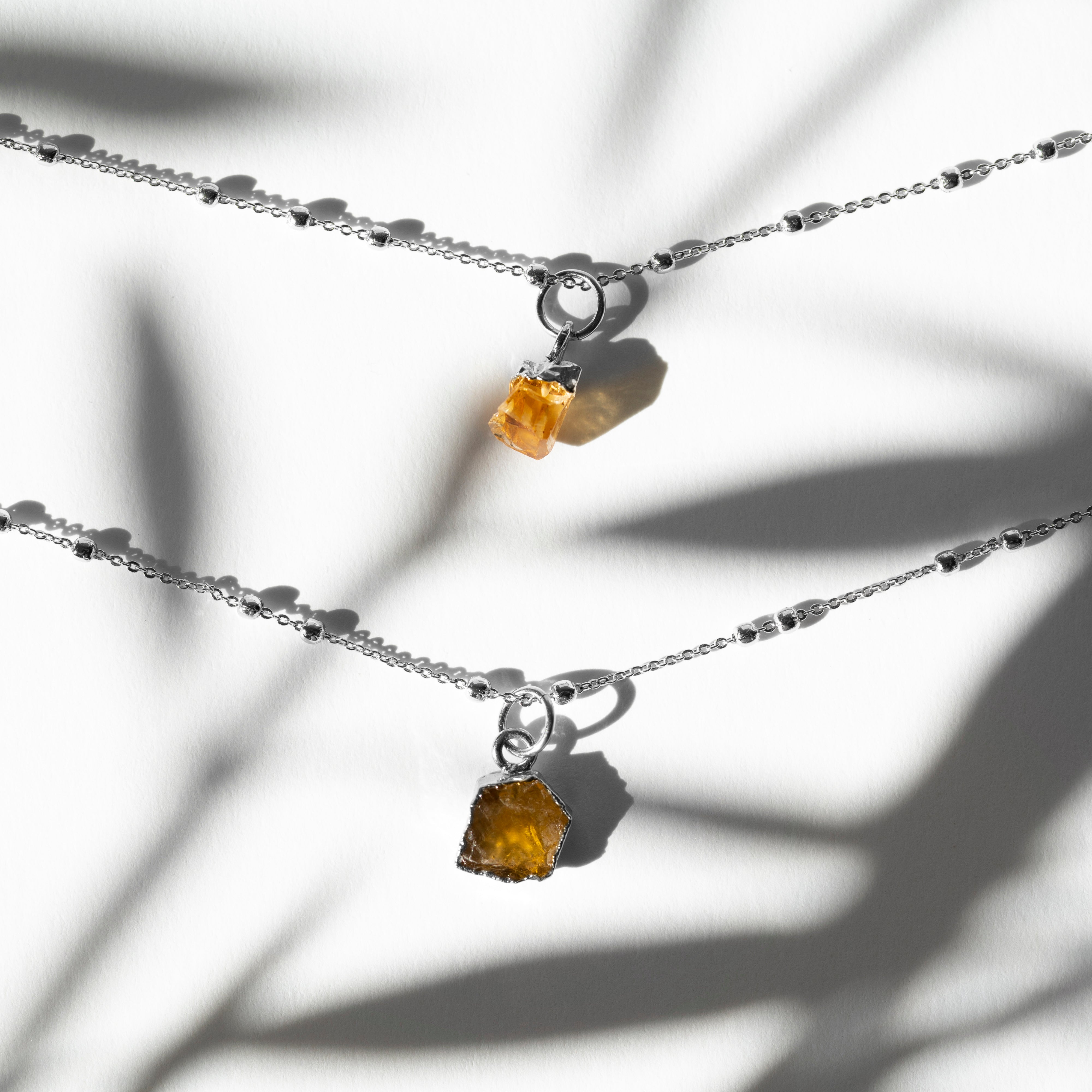 November | Citrine Birthstone Necklace