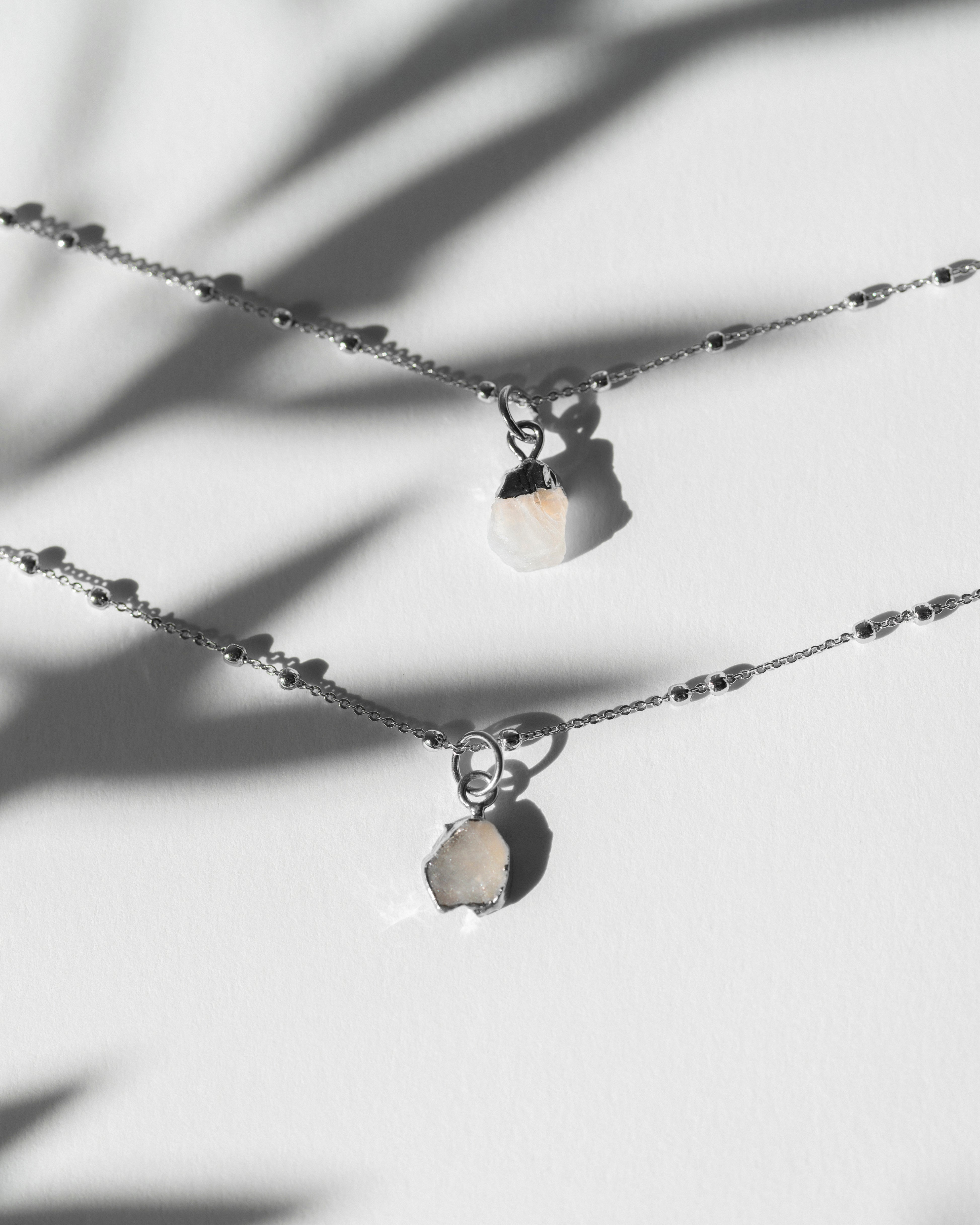 June | Moonstone Birthstone Necklace