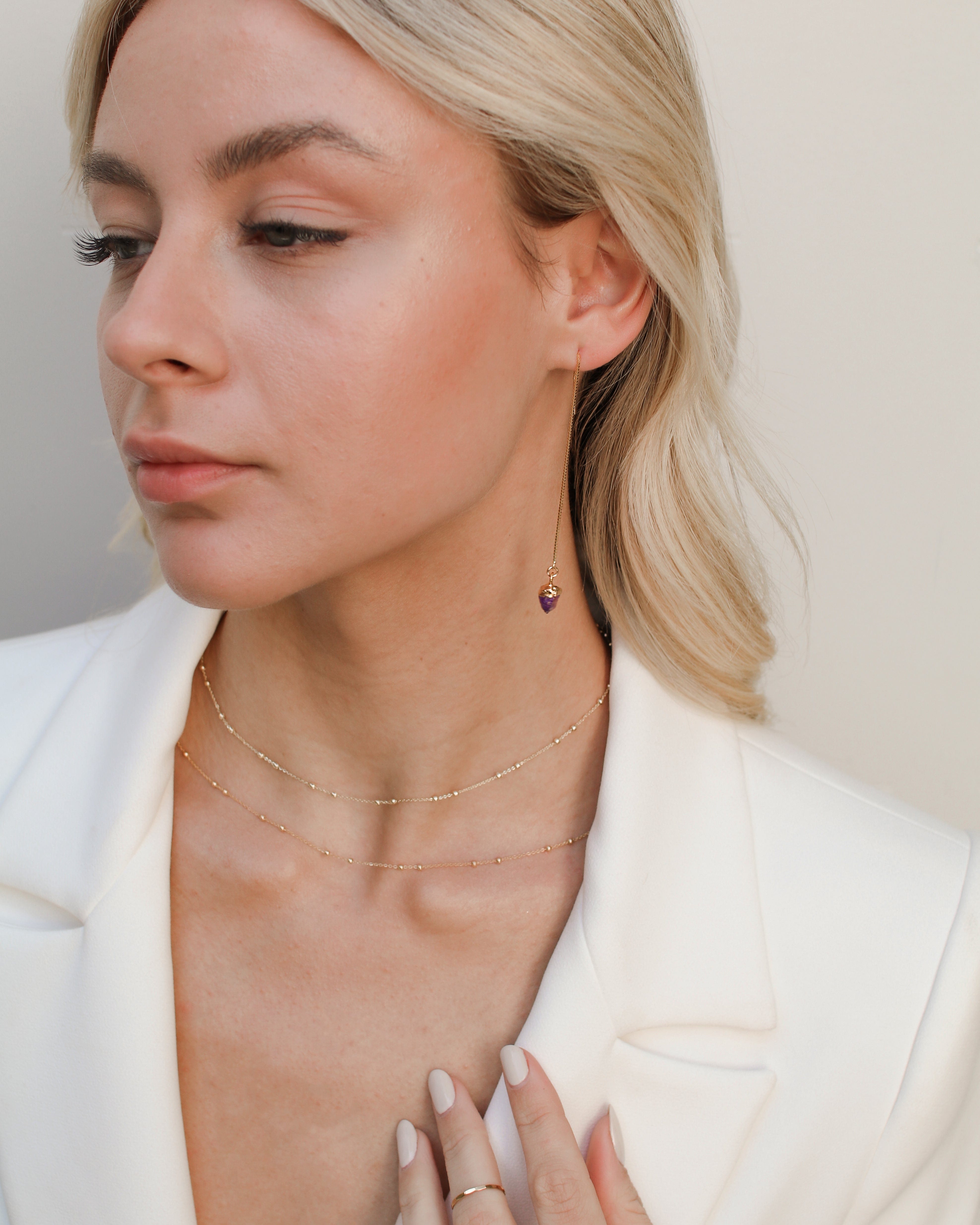 February | Amethyst Birthstone Earrings