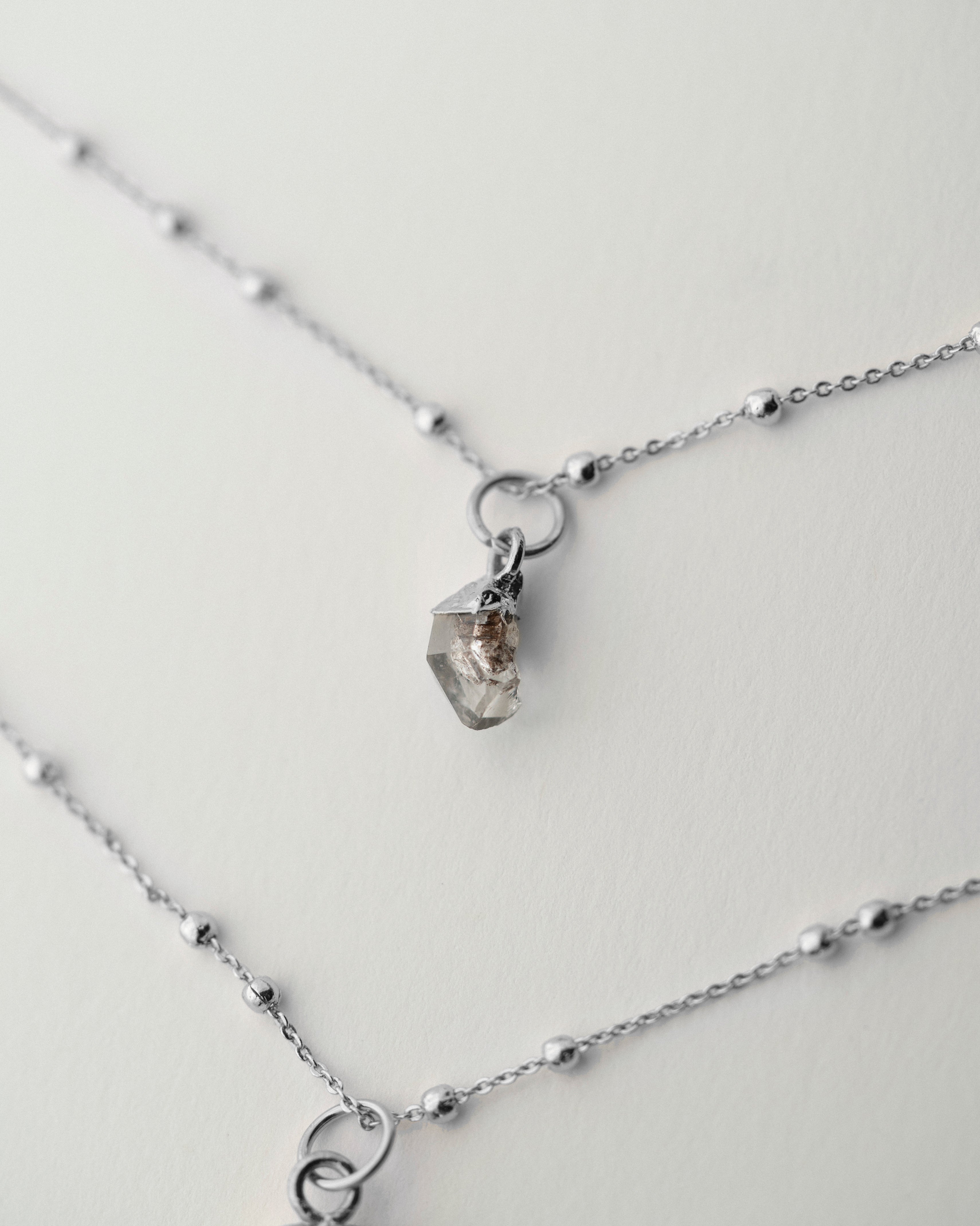 April | Herkimer Diamond Birthstone Necklace
