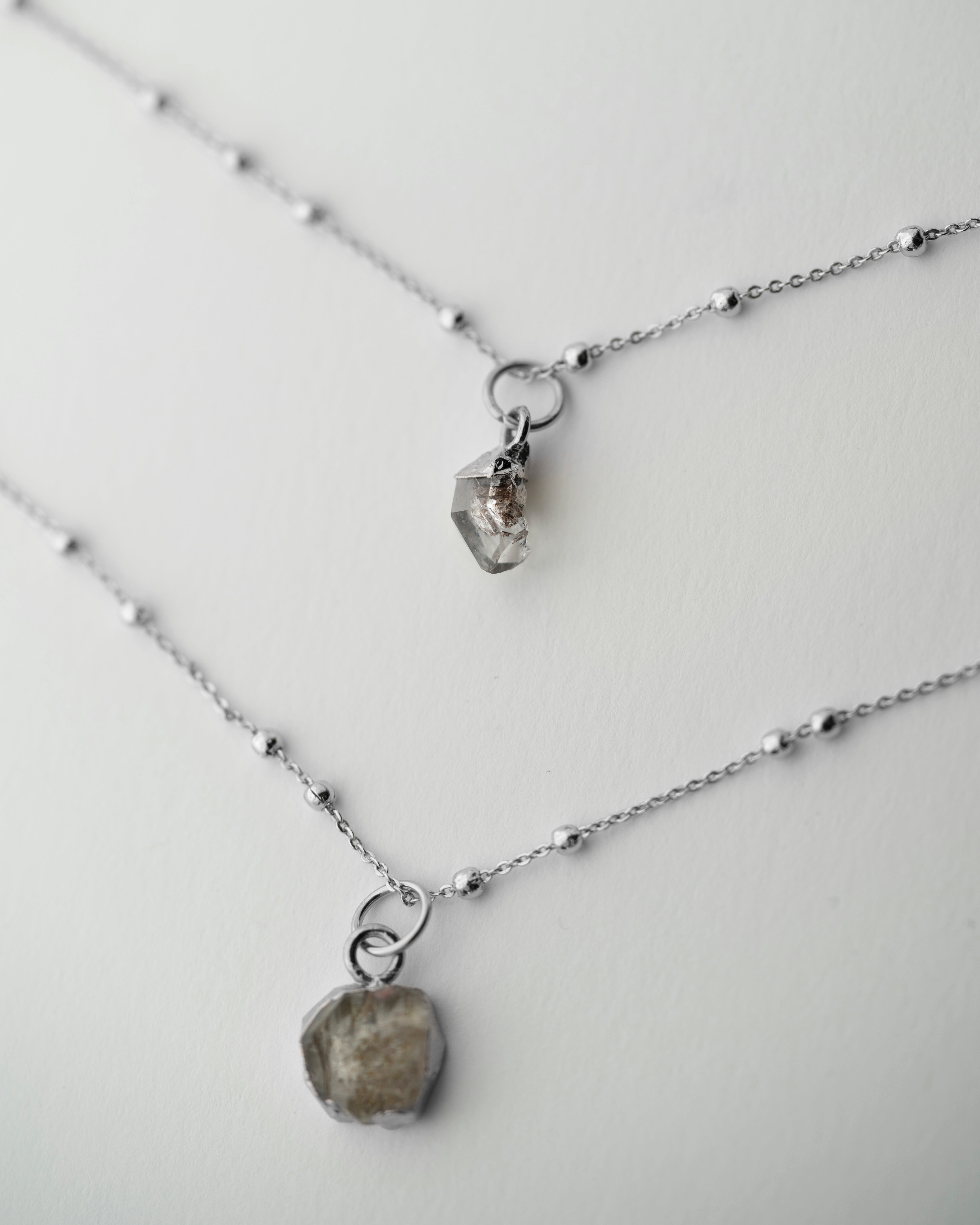 April | Herkimer Diamond Birthstone Necklace