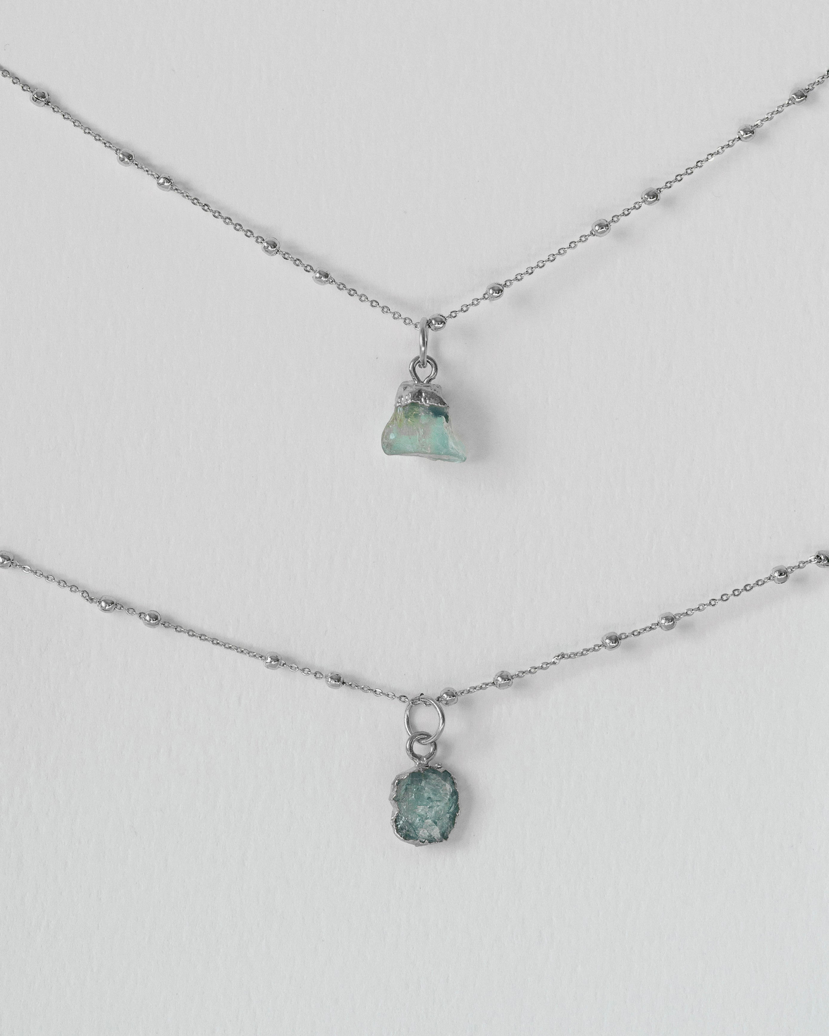 March Birthstone | Aquamarine Necklace
