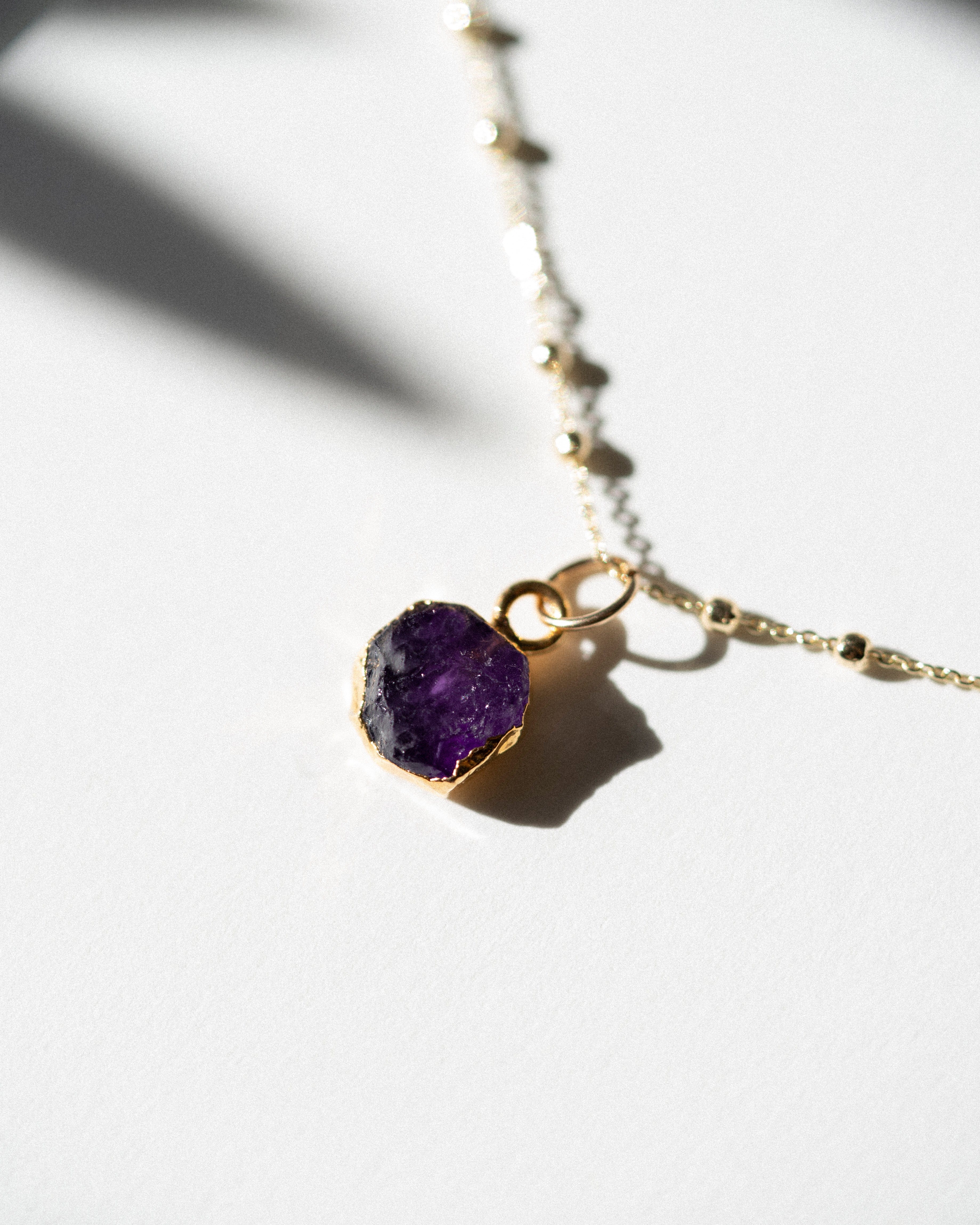 February | Amethyst Birthstone Necklace