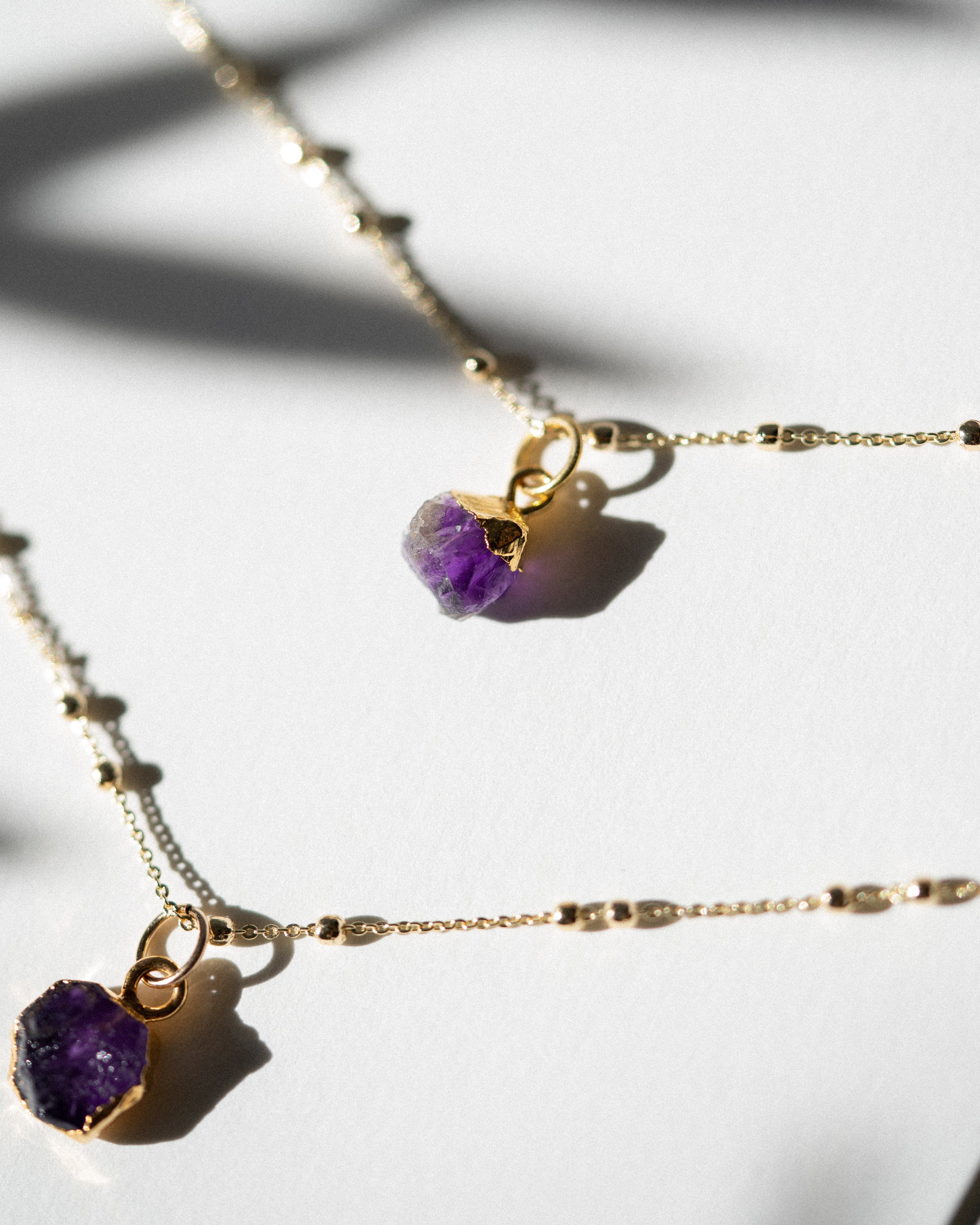 February | Amethyst Birthstone Necklace