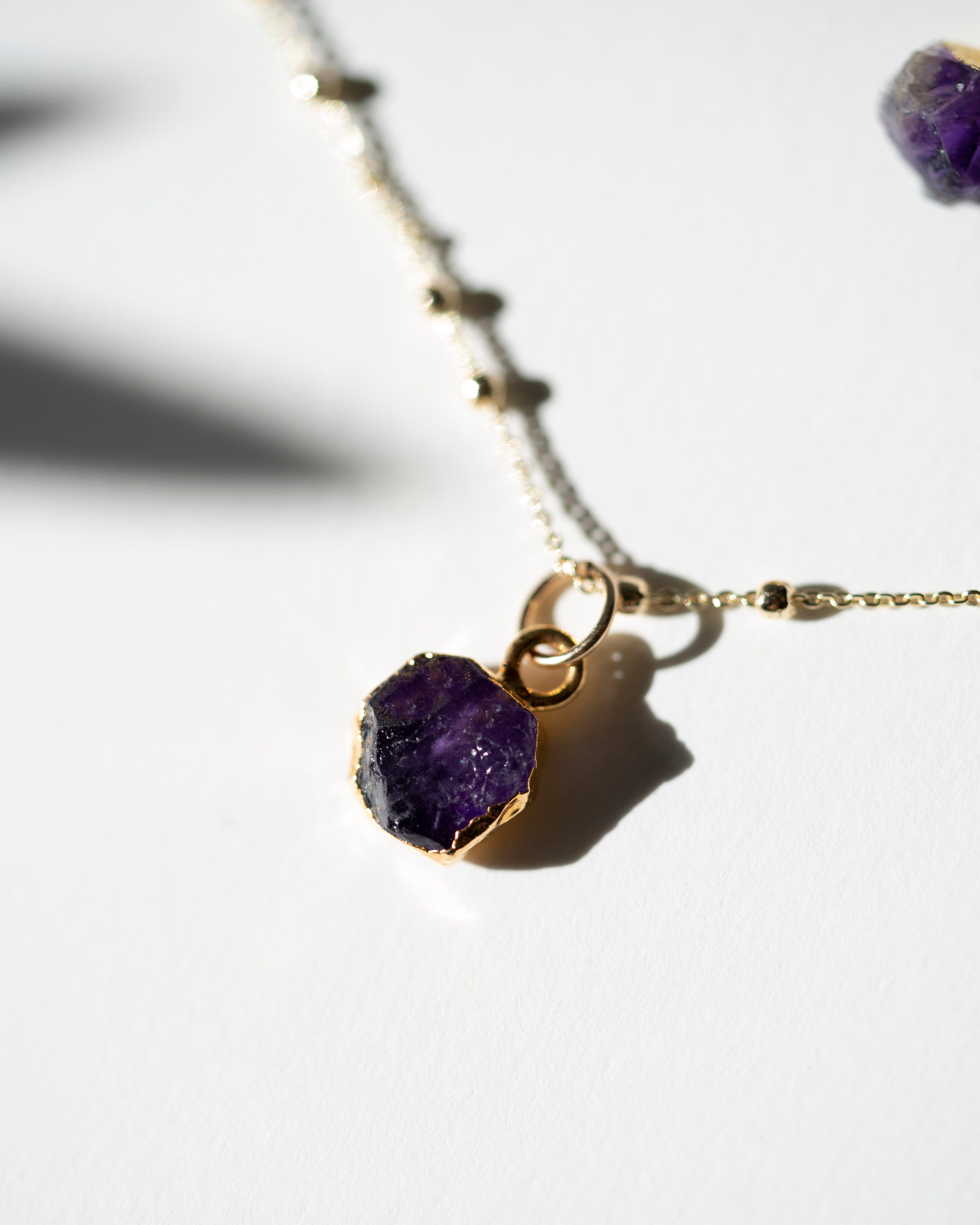 February | Amethyst Birthstone Necklace