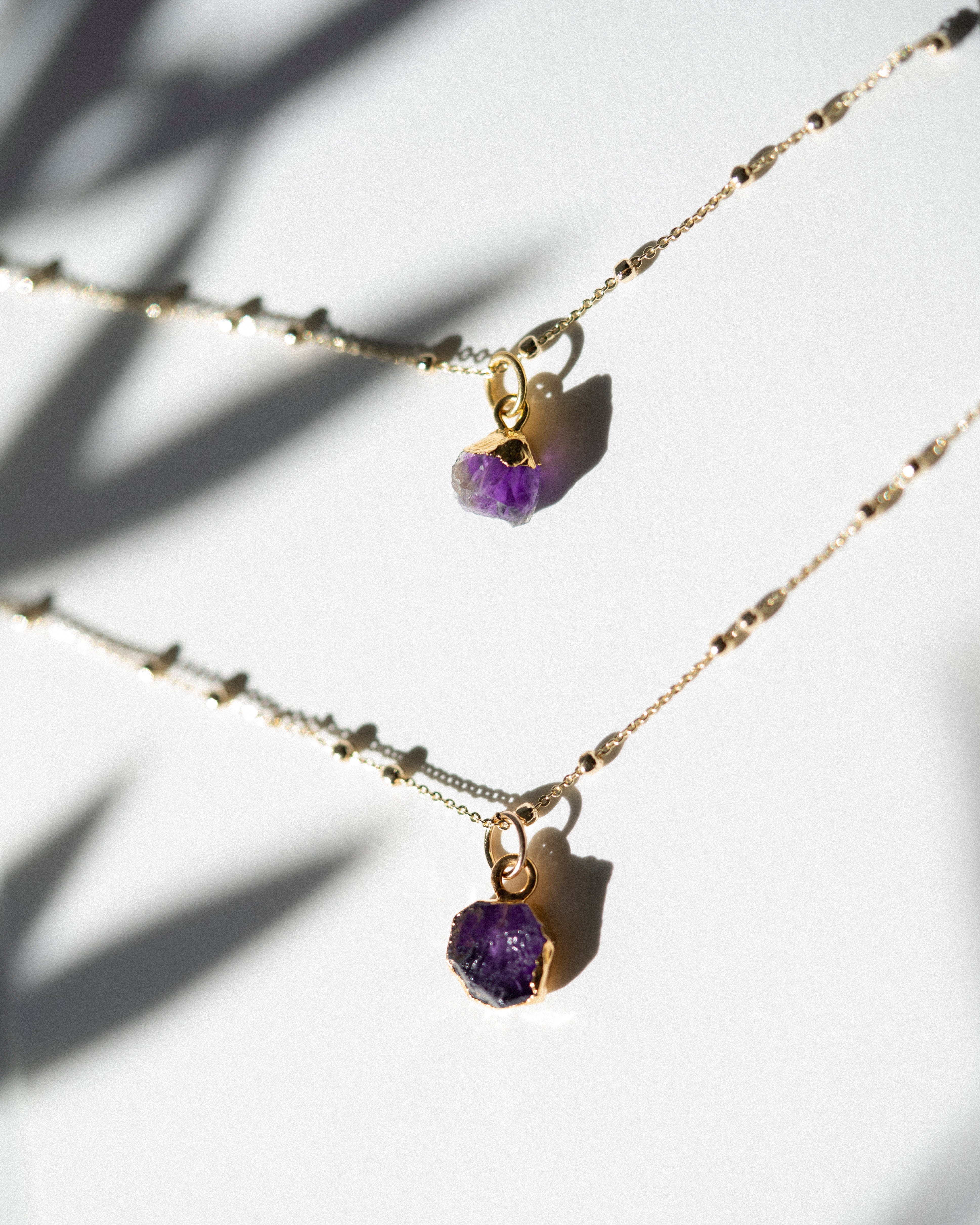 February | Amethyst Birthstone Necklace