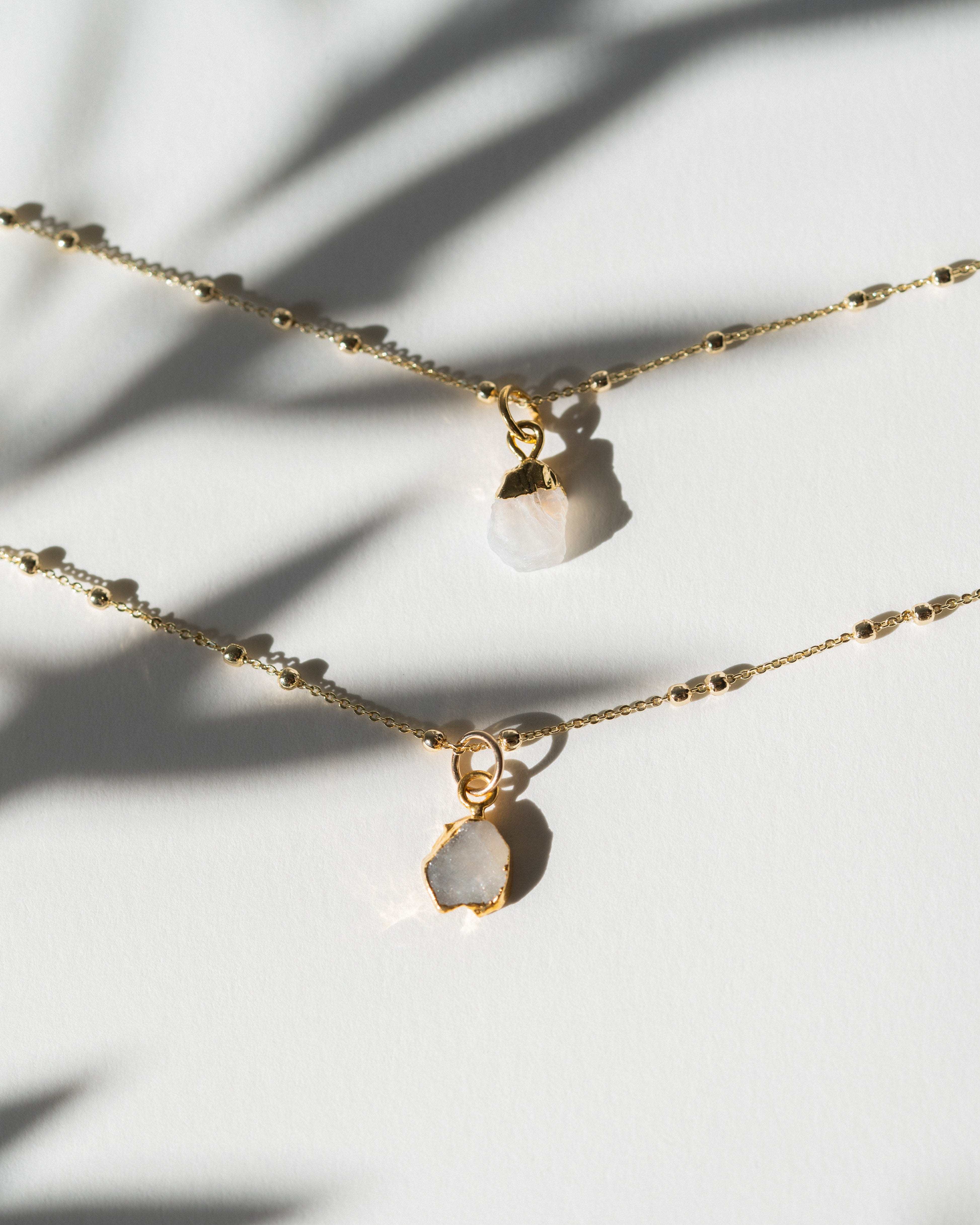 June | Moonstone Birthstone Necklace