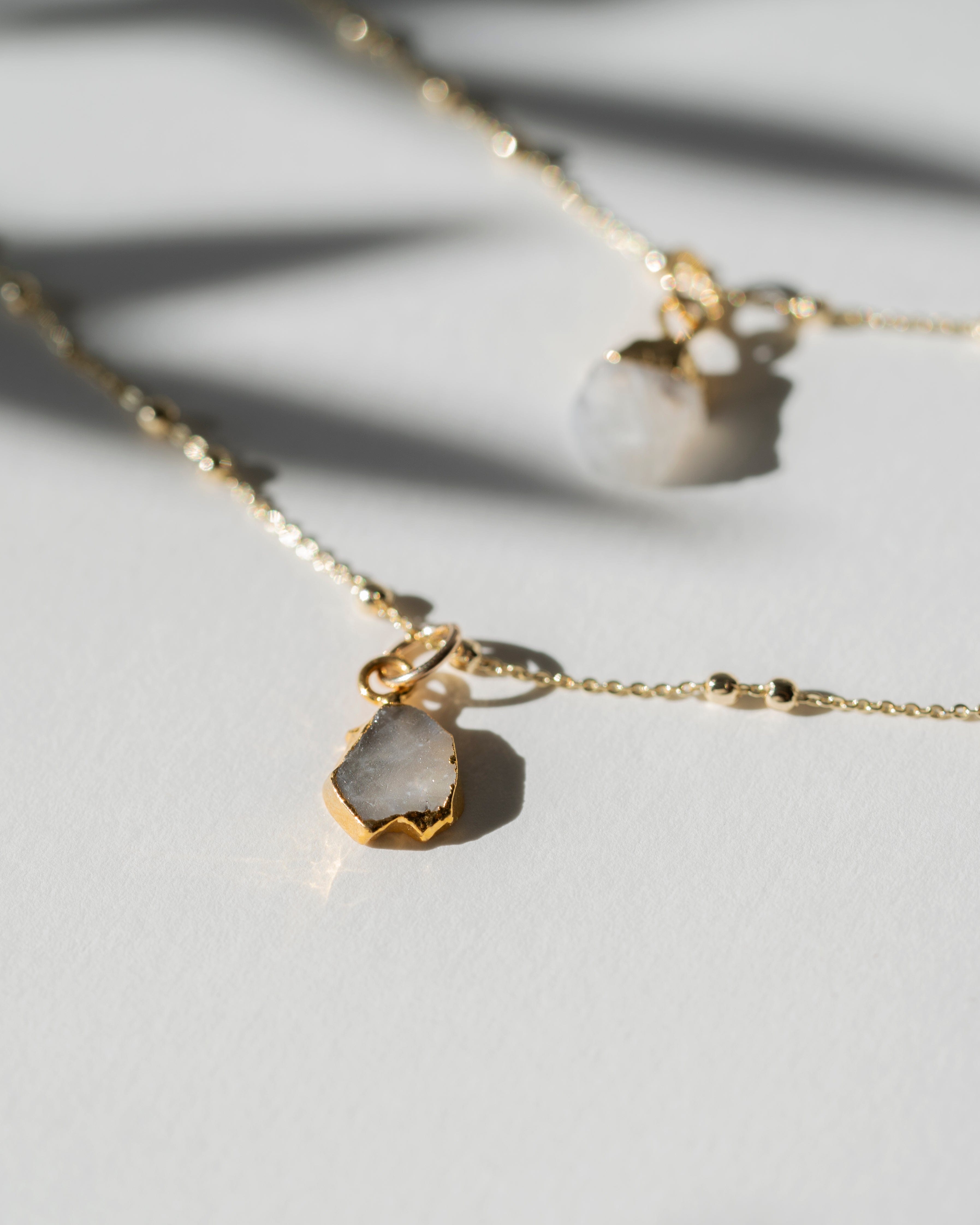 June | Moonstone Birthstone Necklace