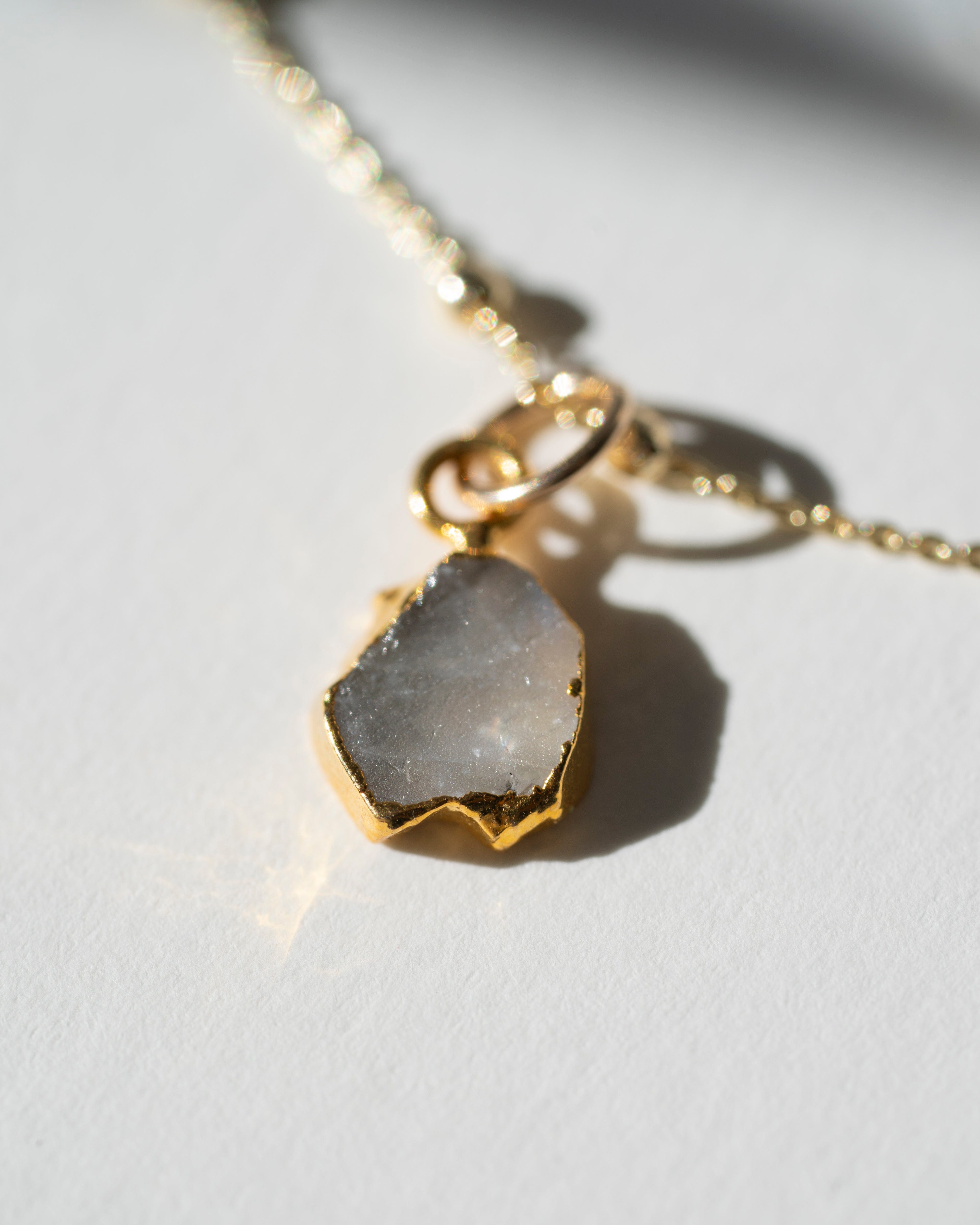 June | Moonstone Birthstone Necklace