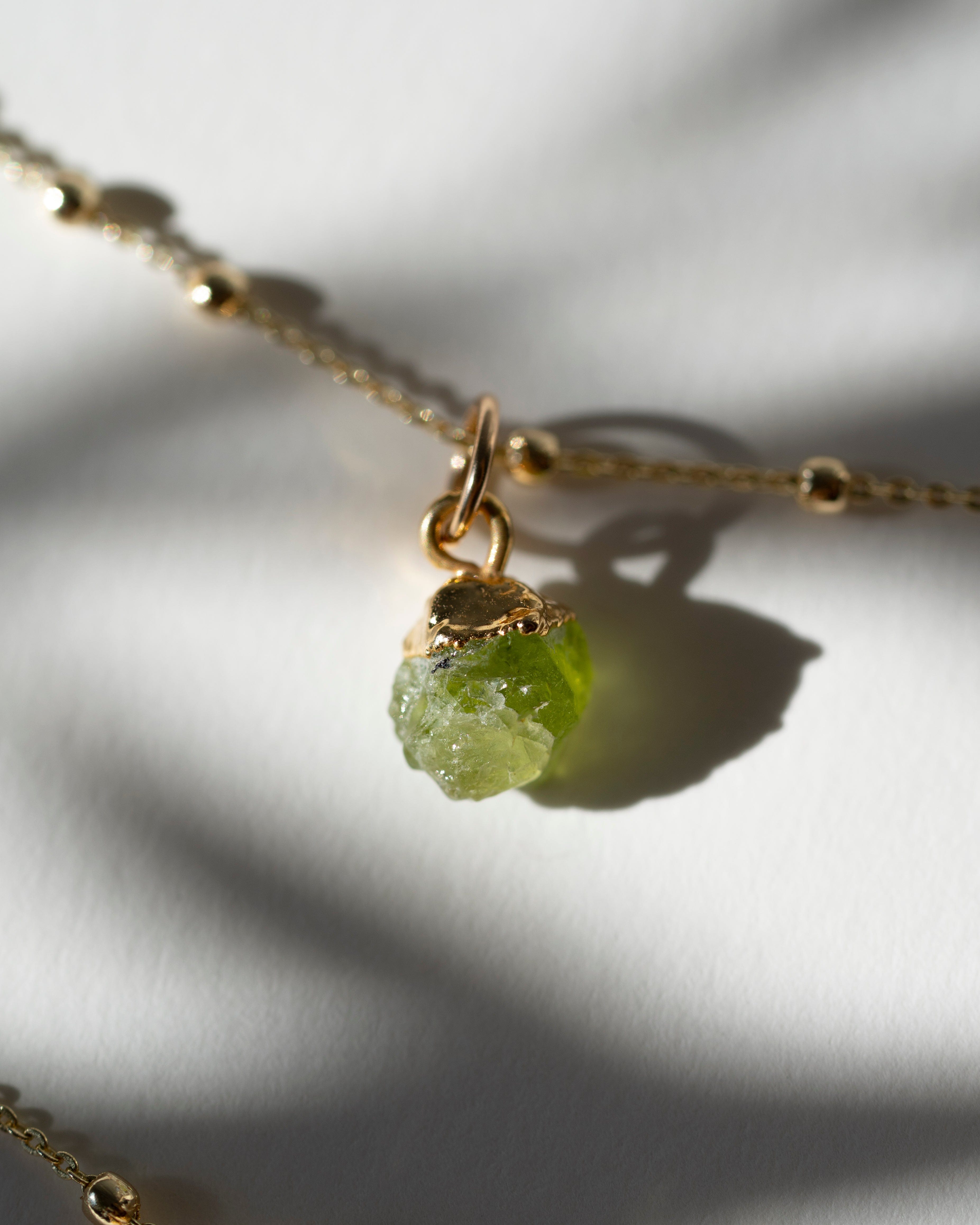 August Birthstone | Peridot Necklace