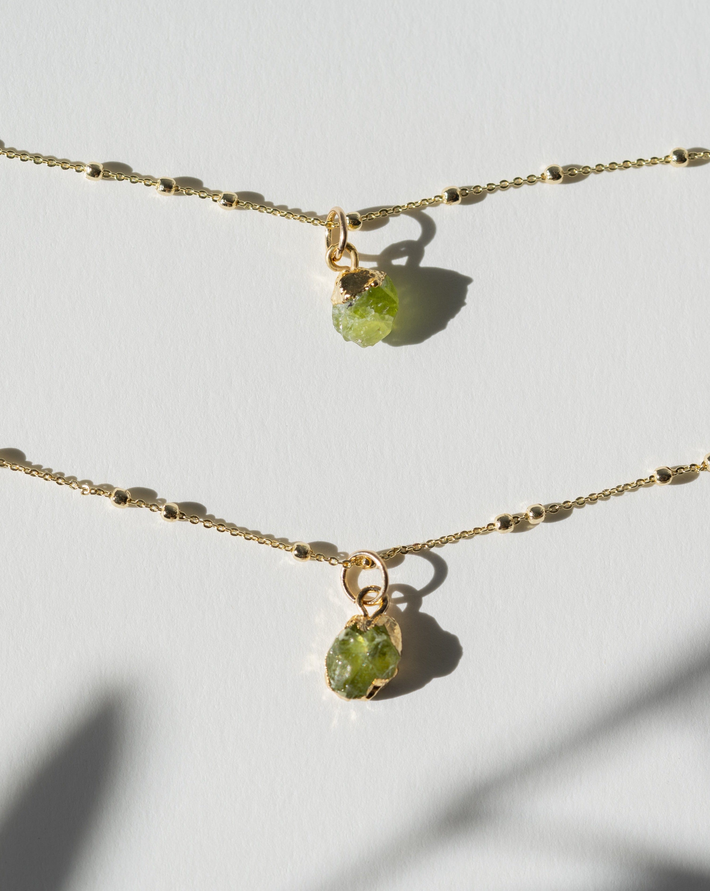 August | Peridot Necklace