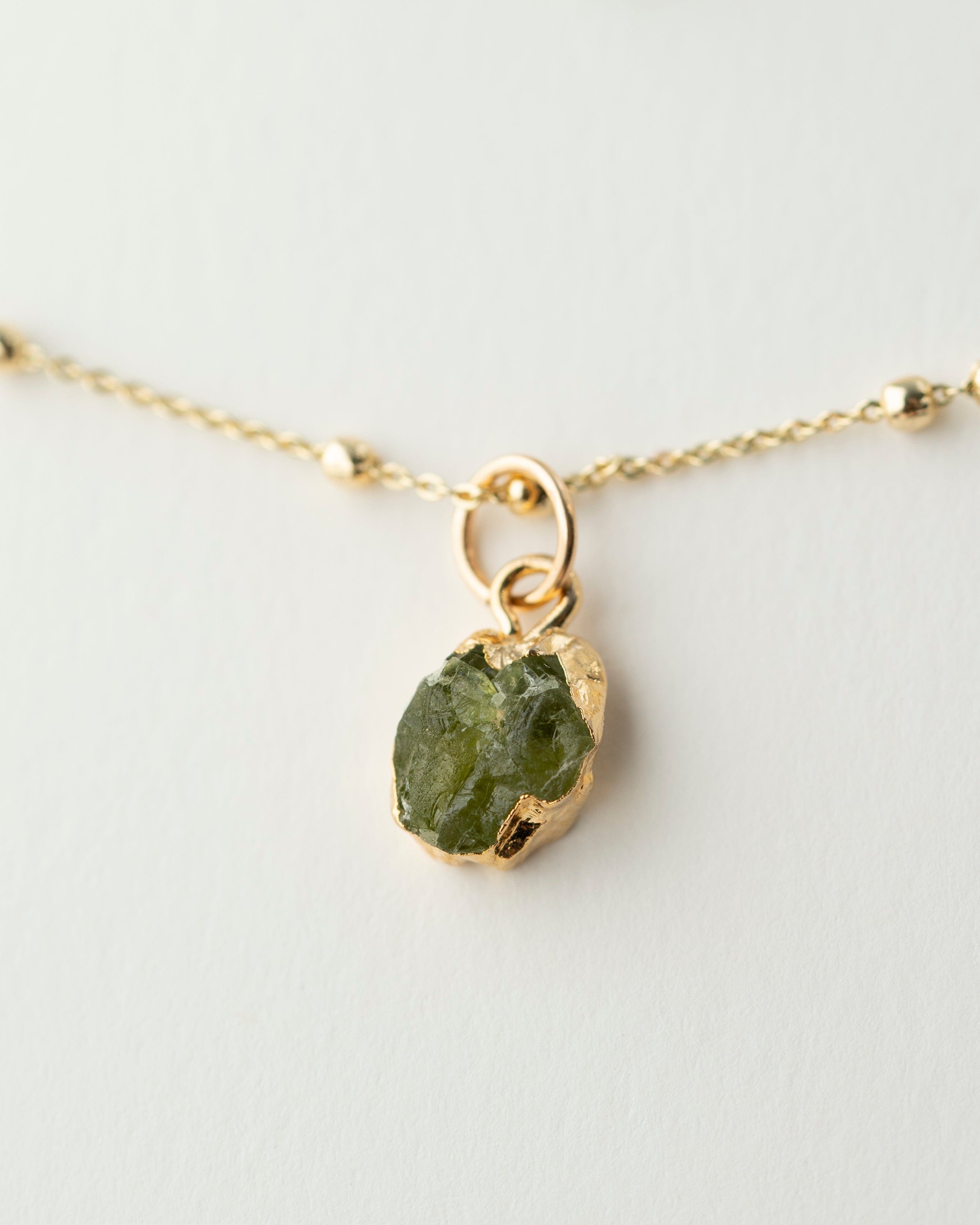 August Birthstone | Peridot Necklace