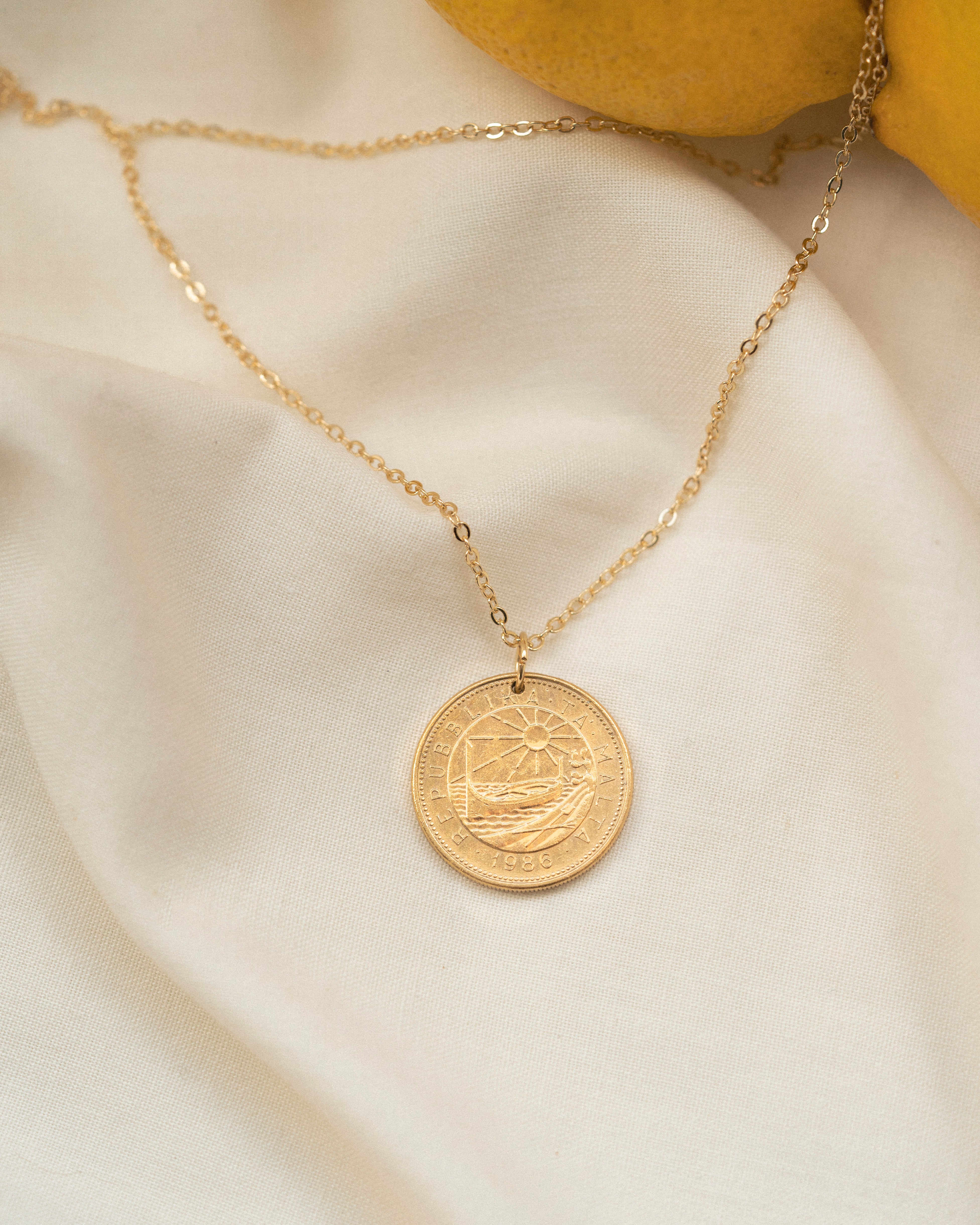 Malta | Sun & Sea Coin Necklace