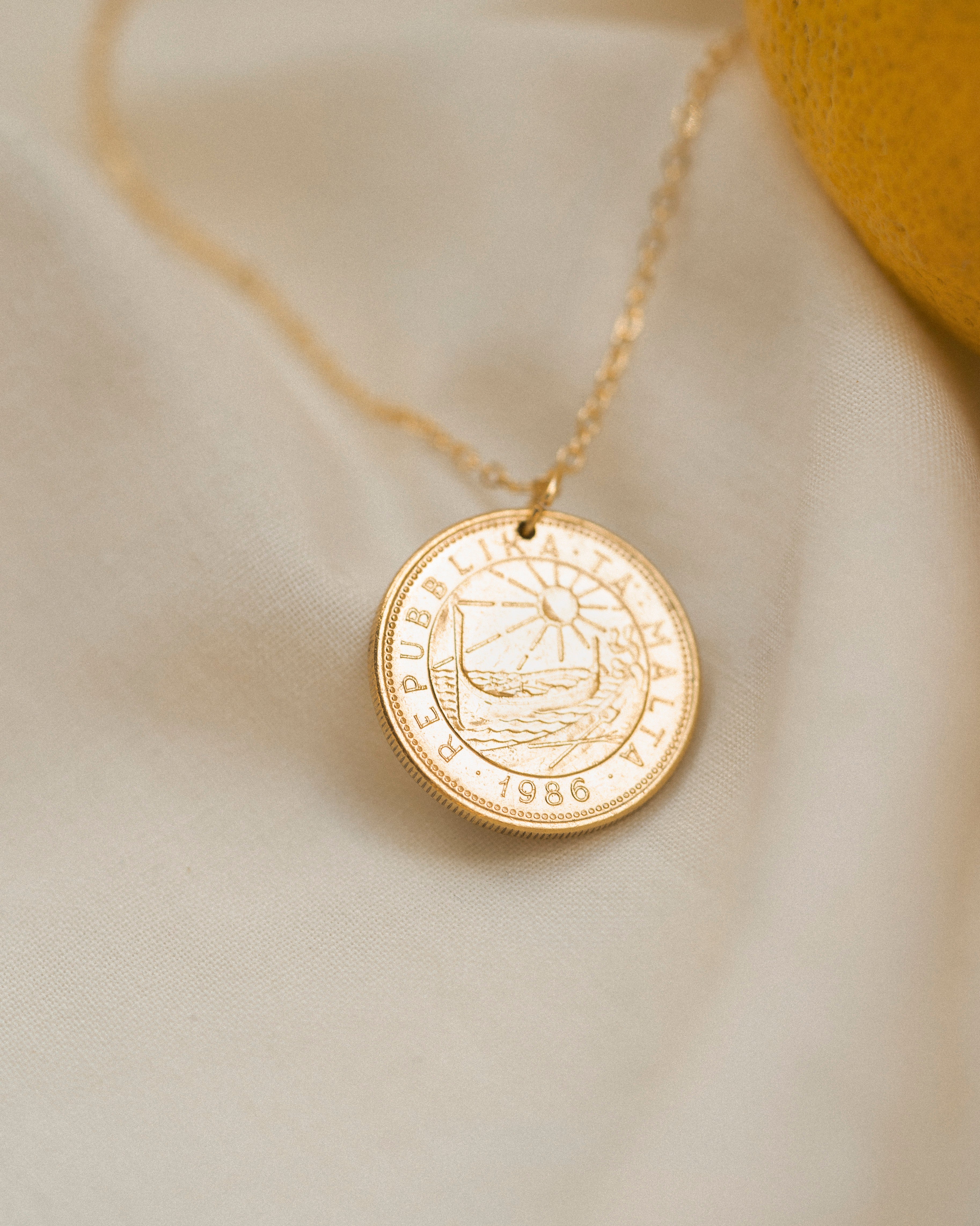 Malta | Sun & Sea Coin Necklace